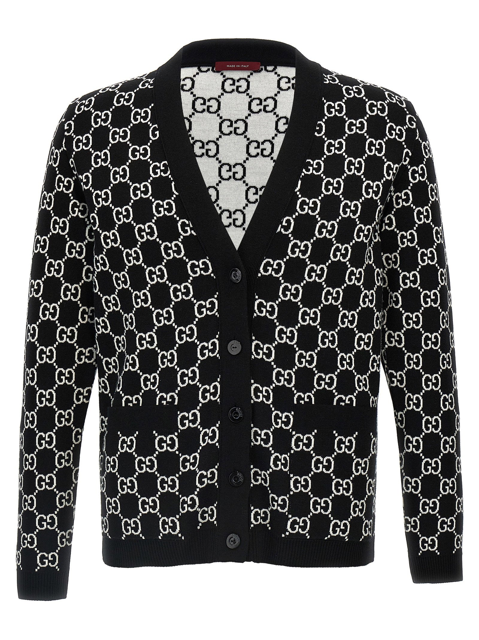 Gucci Gg Reversible Cardigan – 100% wool