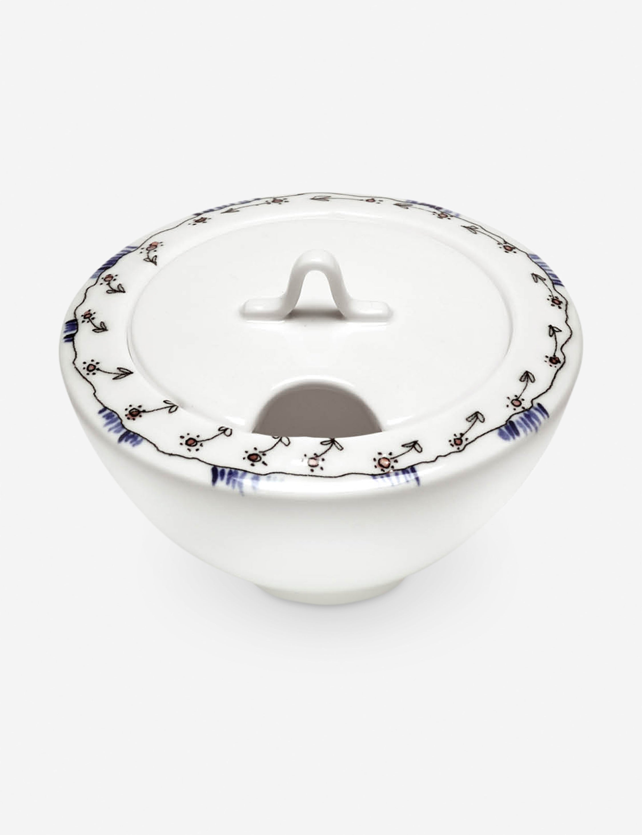 Lulu and Georgia Midnight Flowers Creamer by Marni x Serax - view 2