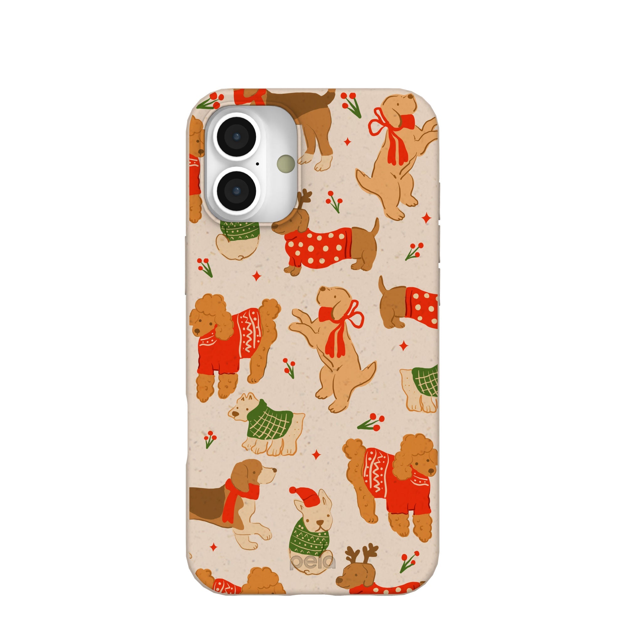 Pela Case Seashell Jolly Doggos iPhone 16 Plus Case