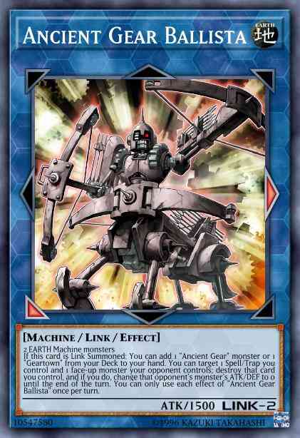 Yu-Gi-Oh! Ancient Gear Ballista - DUOV-EN010 - Ultra Rare - 1st Edition