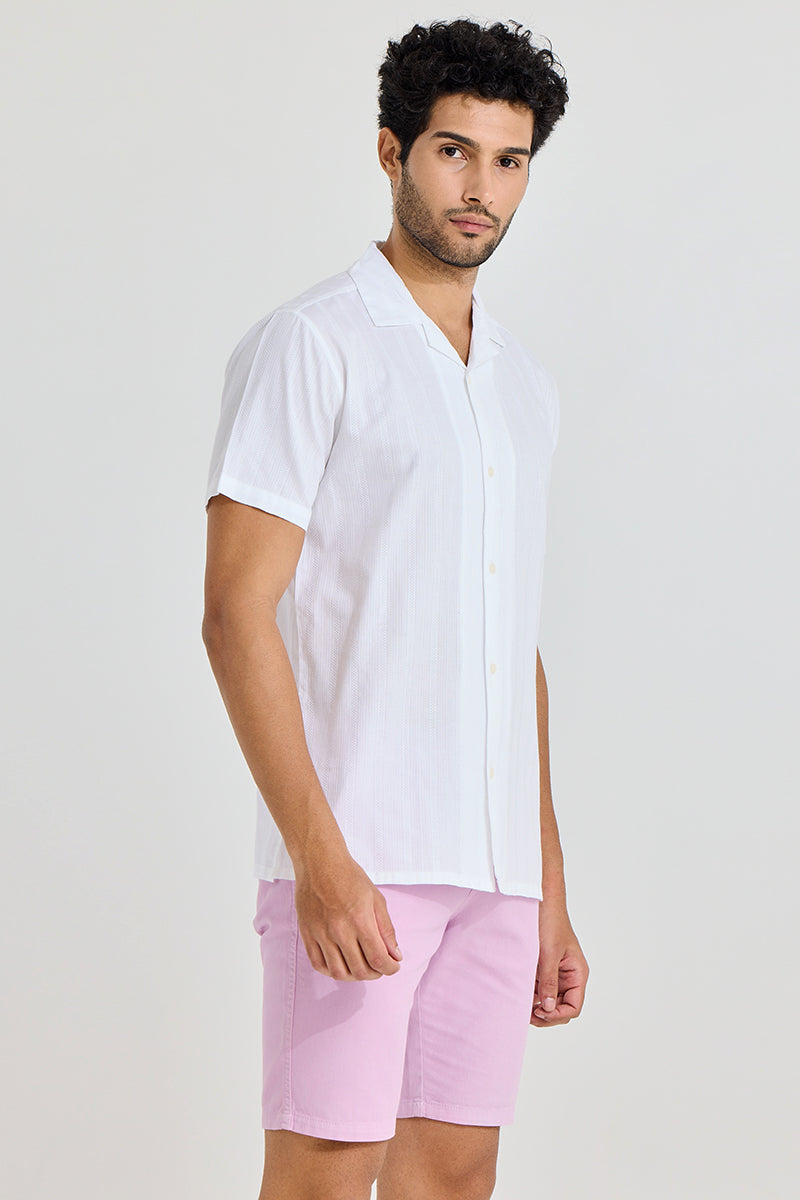 SNITCH Mini Quadfour Line White Shirt - view 4