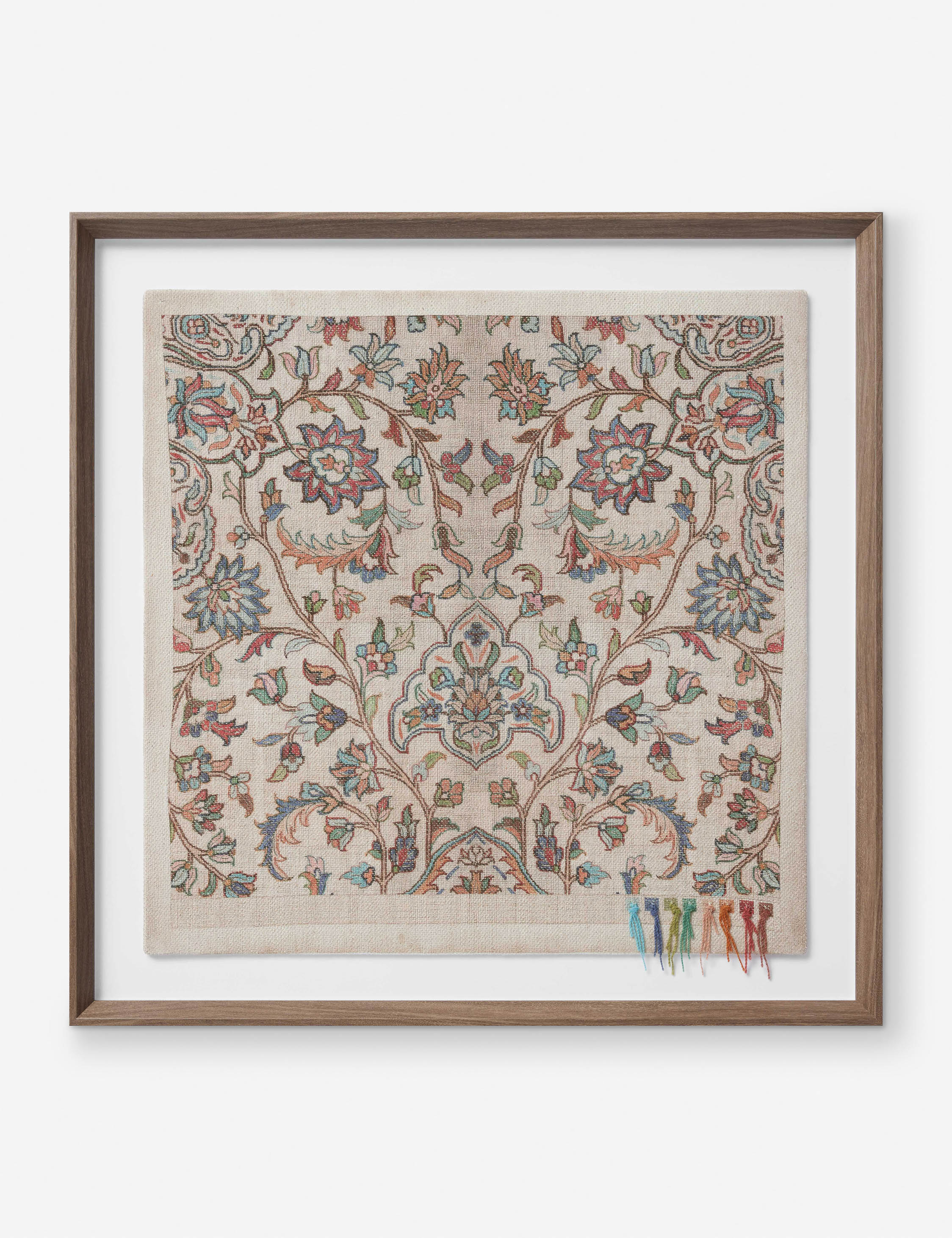 Lulu and Georgia Amaryllis Textile Wall Art – Brown