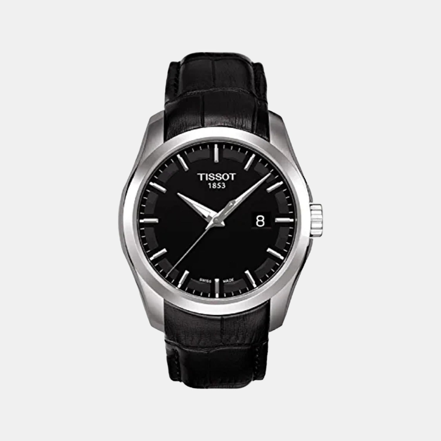 Tissot Couturier Men Analog Leather Watch T0354101605100