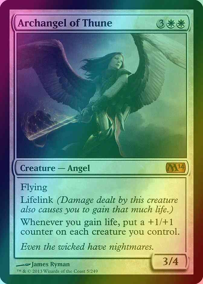 Thune 5 magic – Archangel of Thune [5] [Magic 2014] [Foil]