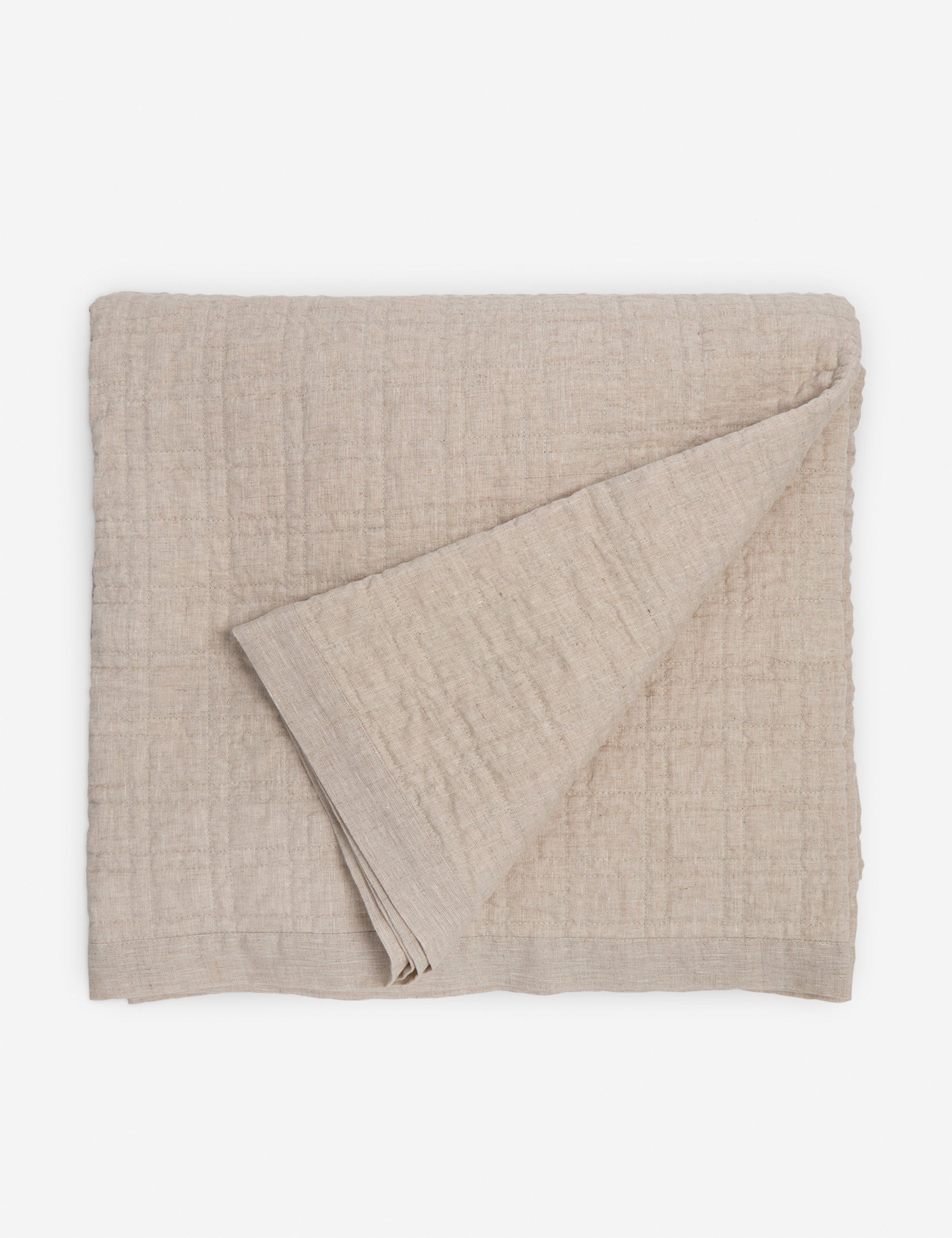 Lulu and Georgia Owen Linen Cotton Coverlet by Pom Pom at Home - view 3