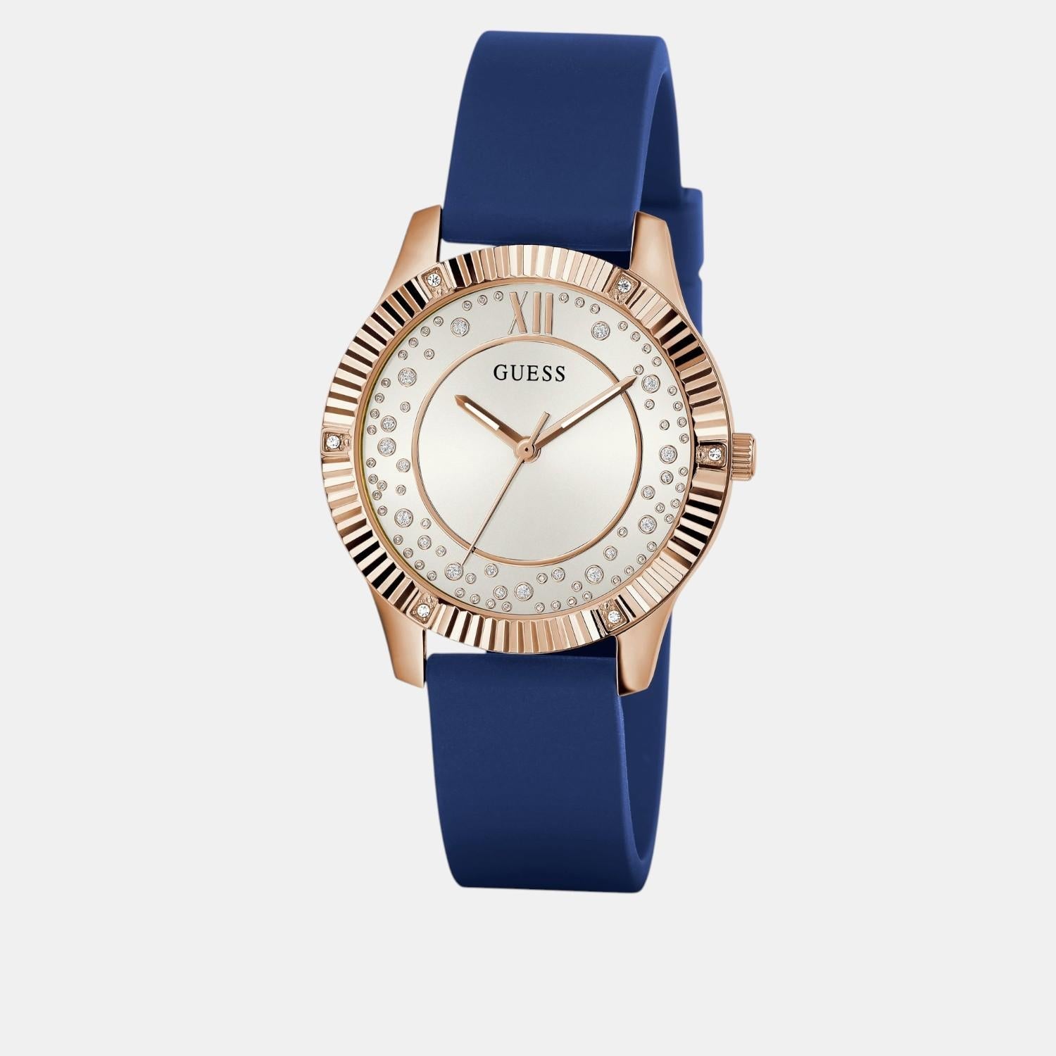 Guess Dress Women Quartz White Dial Analog Silicone Watch GW0766L4 - view 2