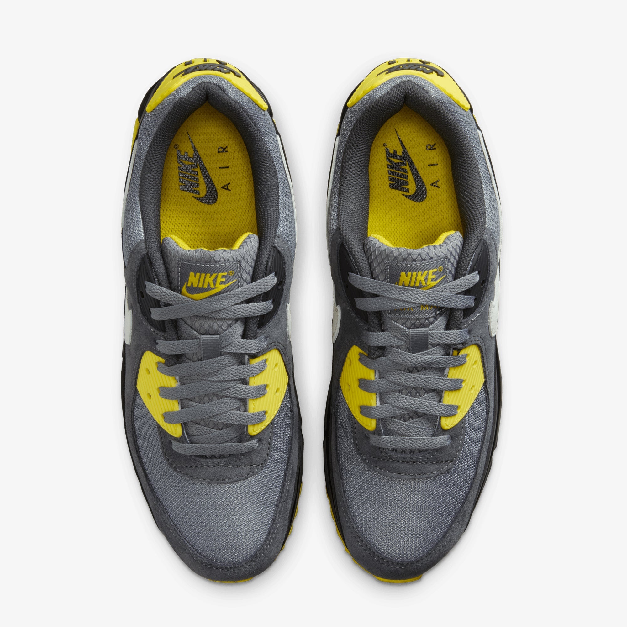 Nike | AIR MAX 90 { SMOKE GREY/LIGHT SILVER-LIGHTENING - view 2