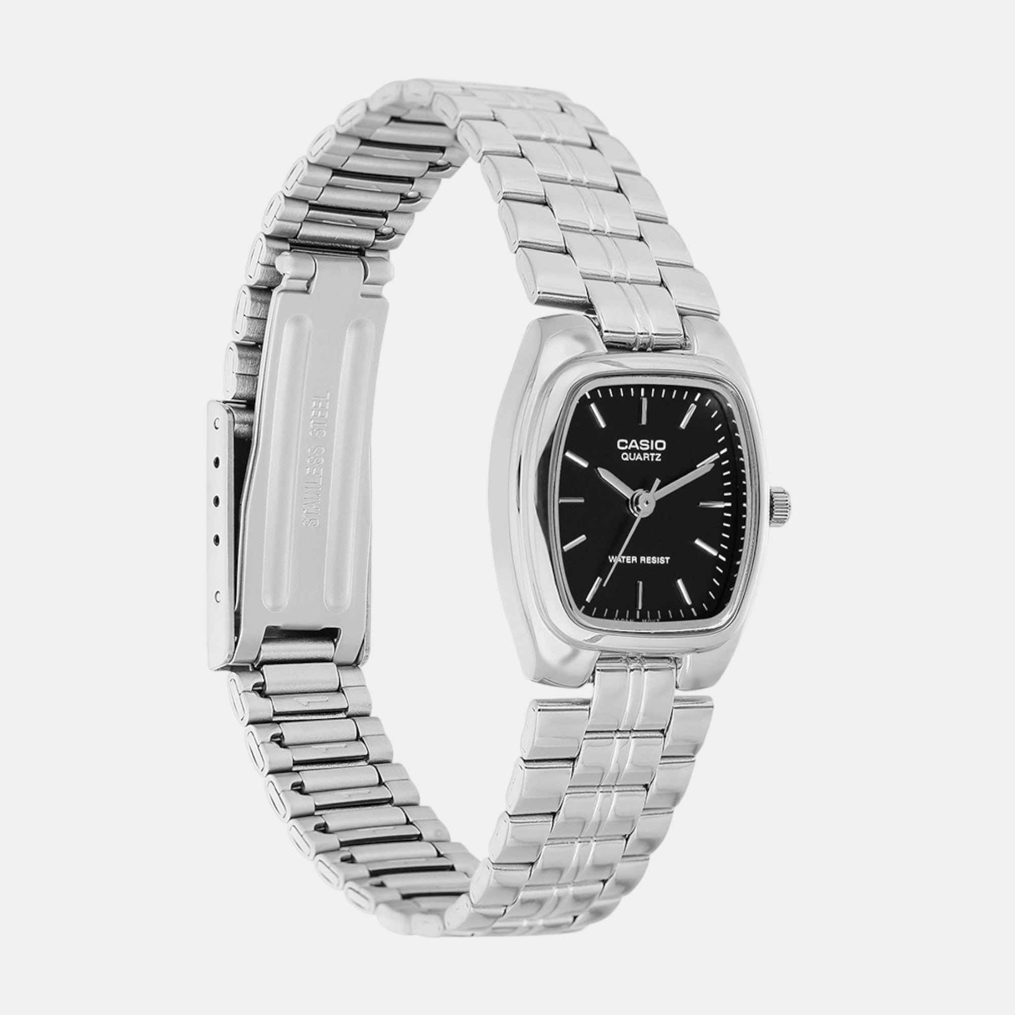 Casio Enticer Women Quartz Black Dial Analog Stainless Steel Watch A2270 - view 3
