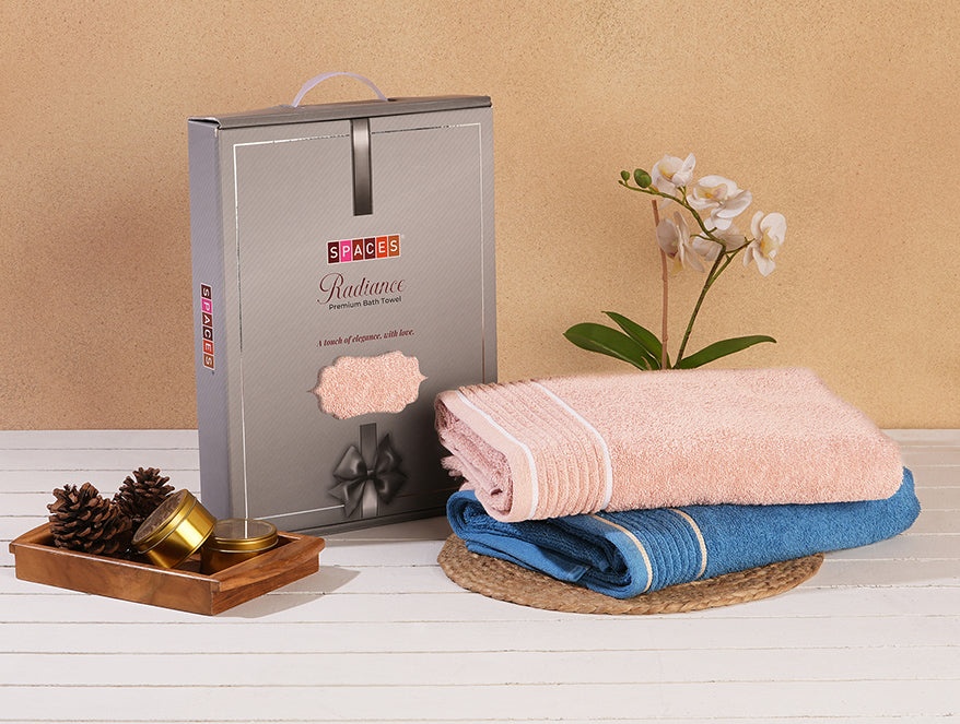 100 cotton bath – Spaces India Solid Blush 100% Cotton Bath Towel - Radiance By Spaces