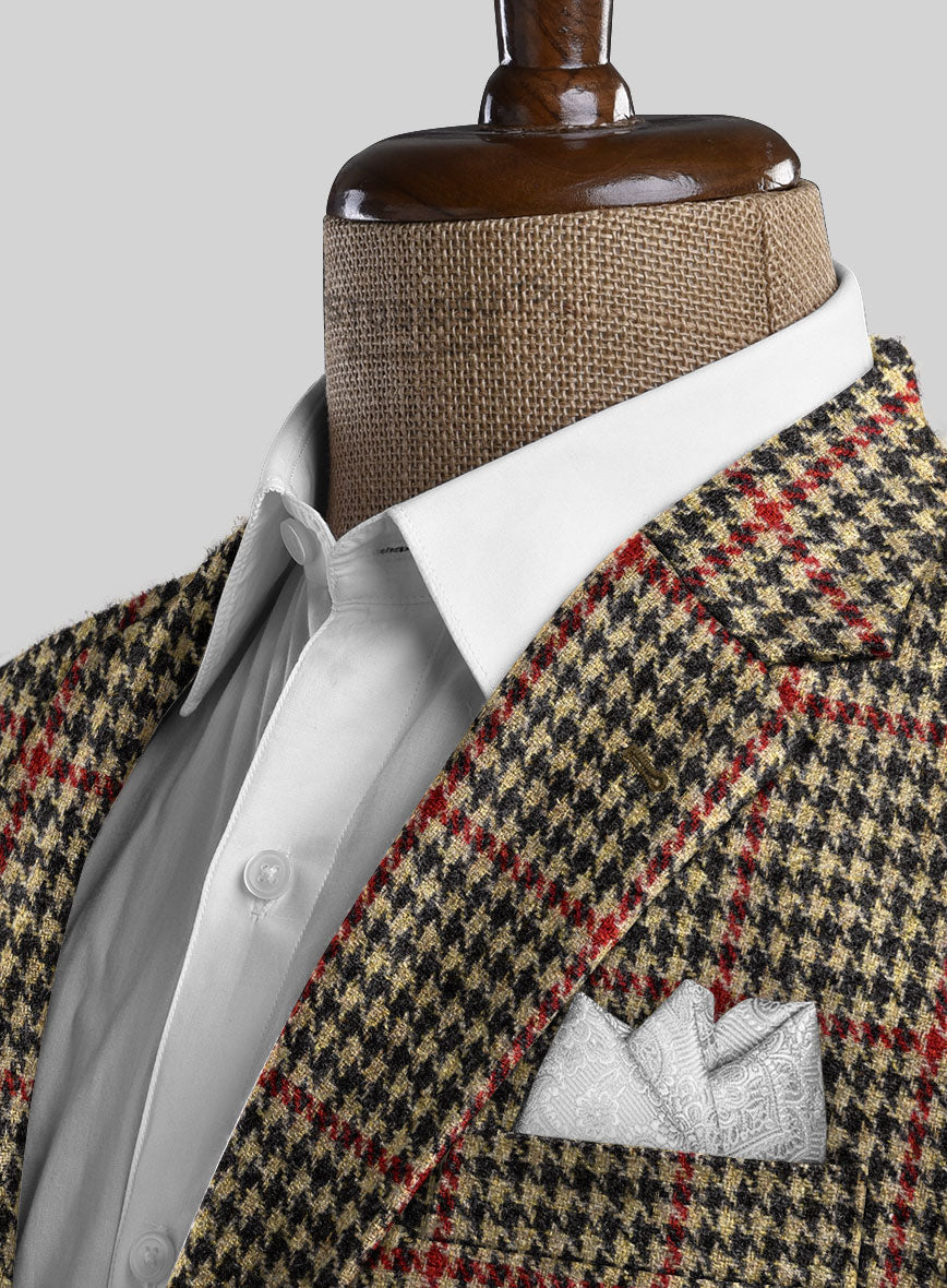 StudioSuits Harris Tweed Carmine Beige Jacket - view 3