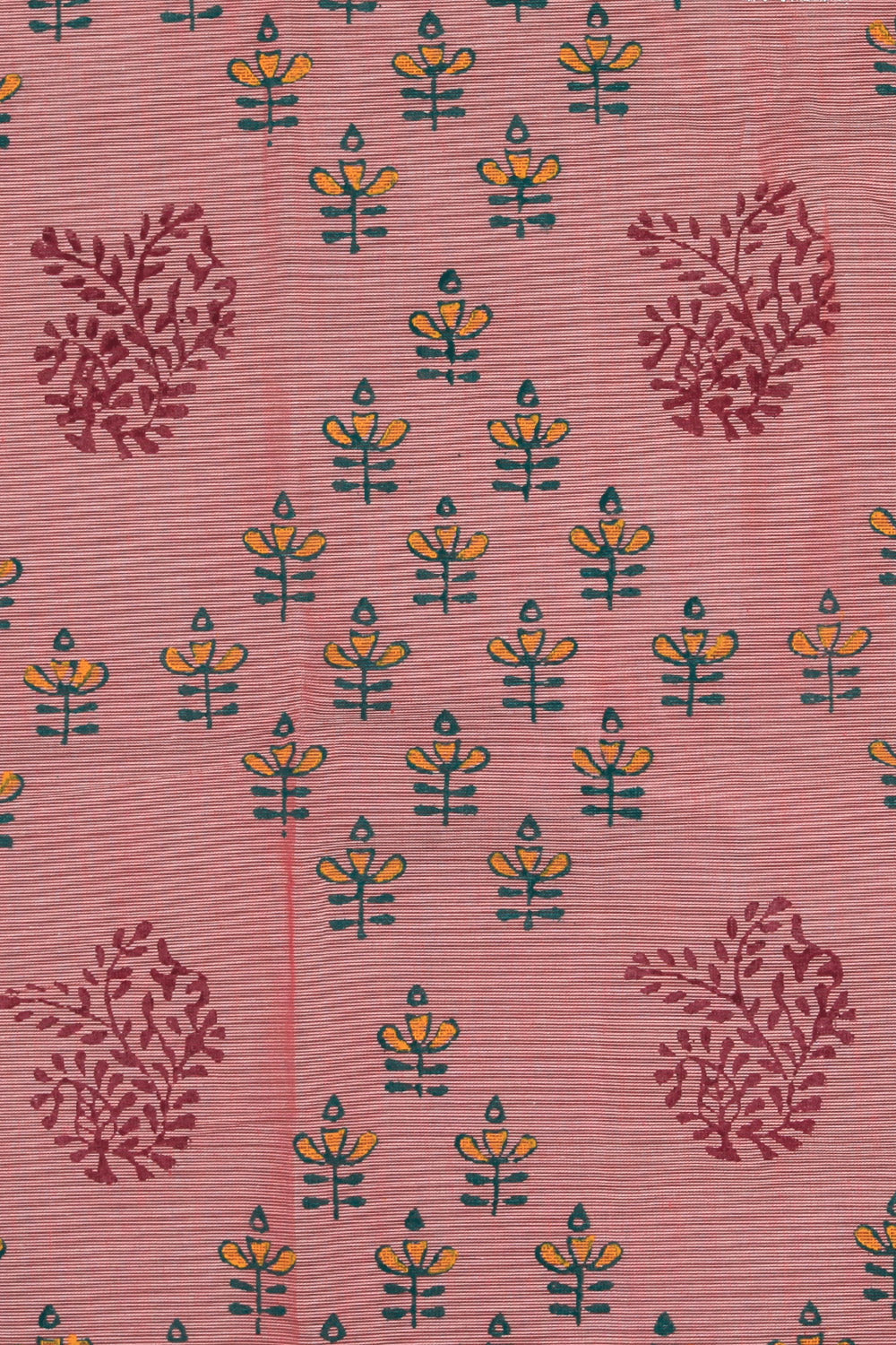 Kalanjali Ethnics Hand block printed cotton saree - view 3