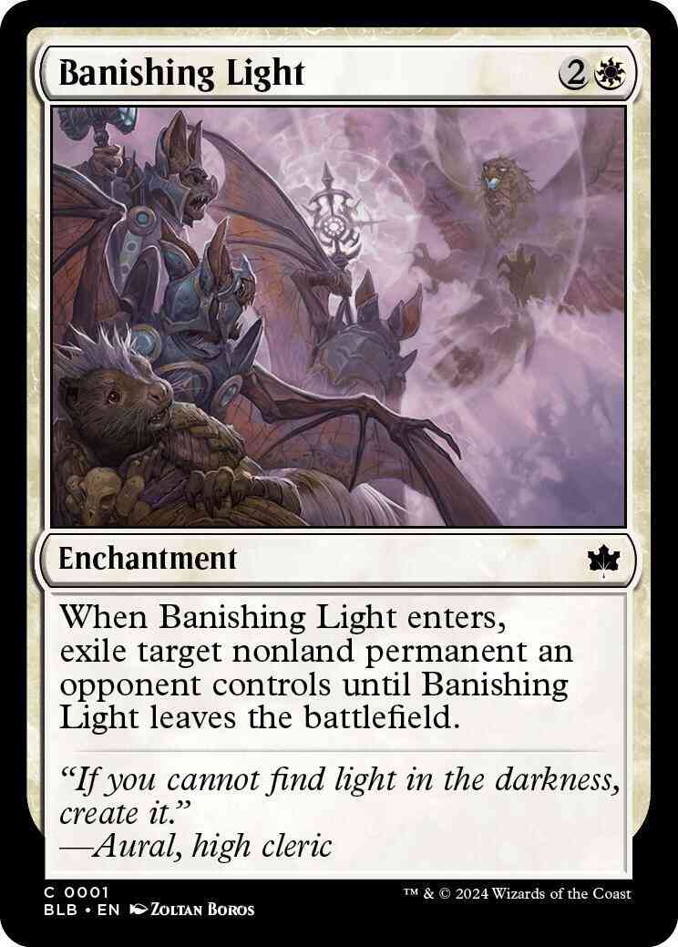 Banishing light 1 – Magic Banishing Light [1] [Bloomburrow] [Non-Foil]