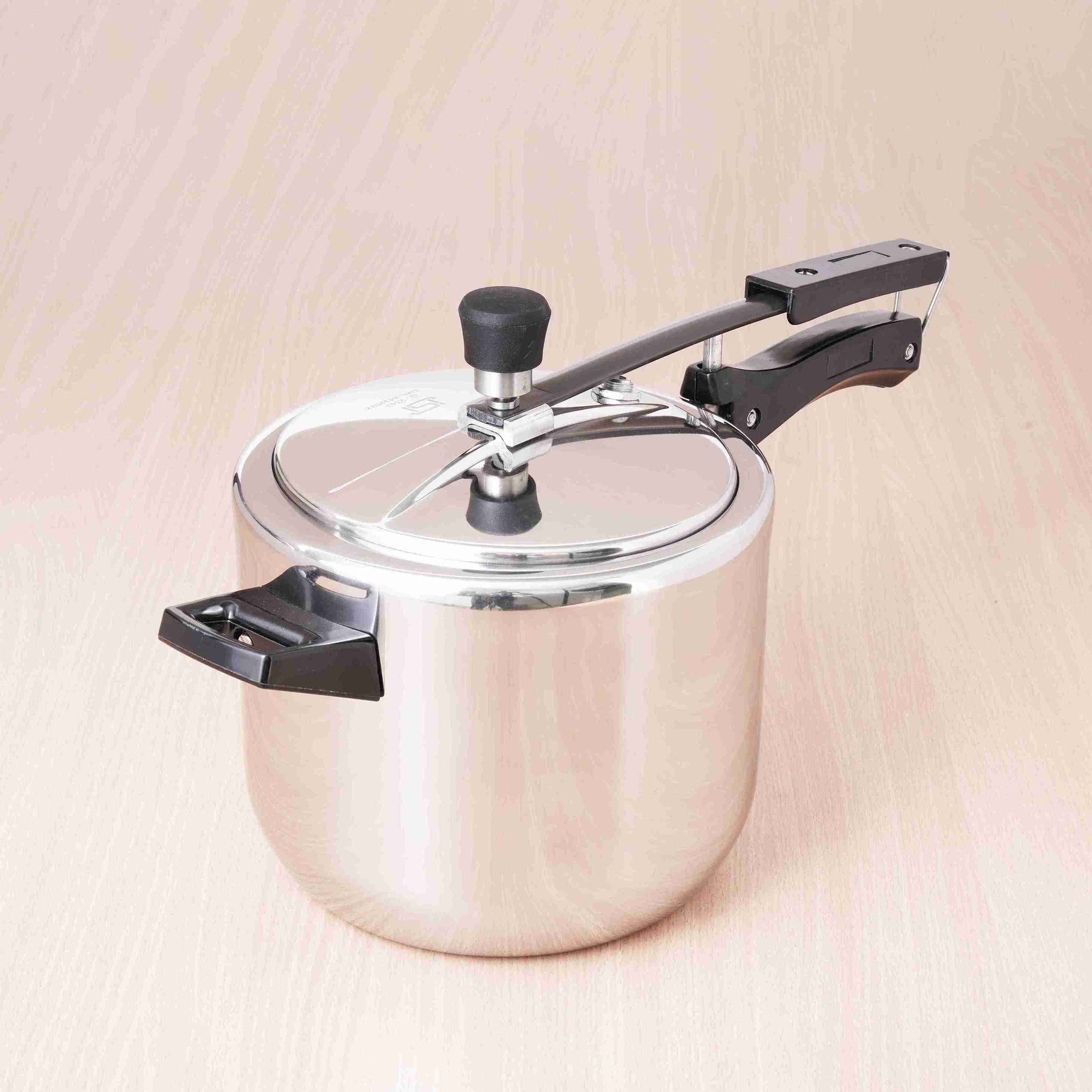 The Indus Valley RapidCuk Tri-ply Stainless Steel Pressure Cooker, Inner Lid, Premium Quality, 3 Layer Thick Body, Heavy Bottom, 100% Safe, ISI Certif