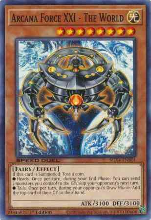 Yu-Gi-Oh! Arcana Force XXI - The World - SGX4-ENB01 - Common - 1st Edition