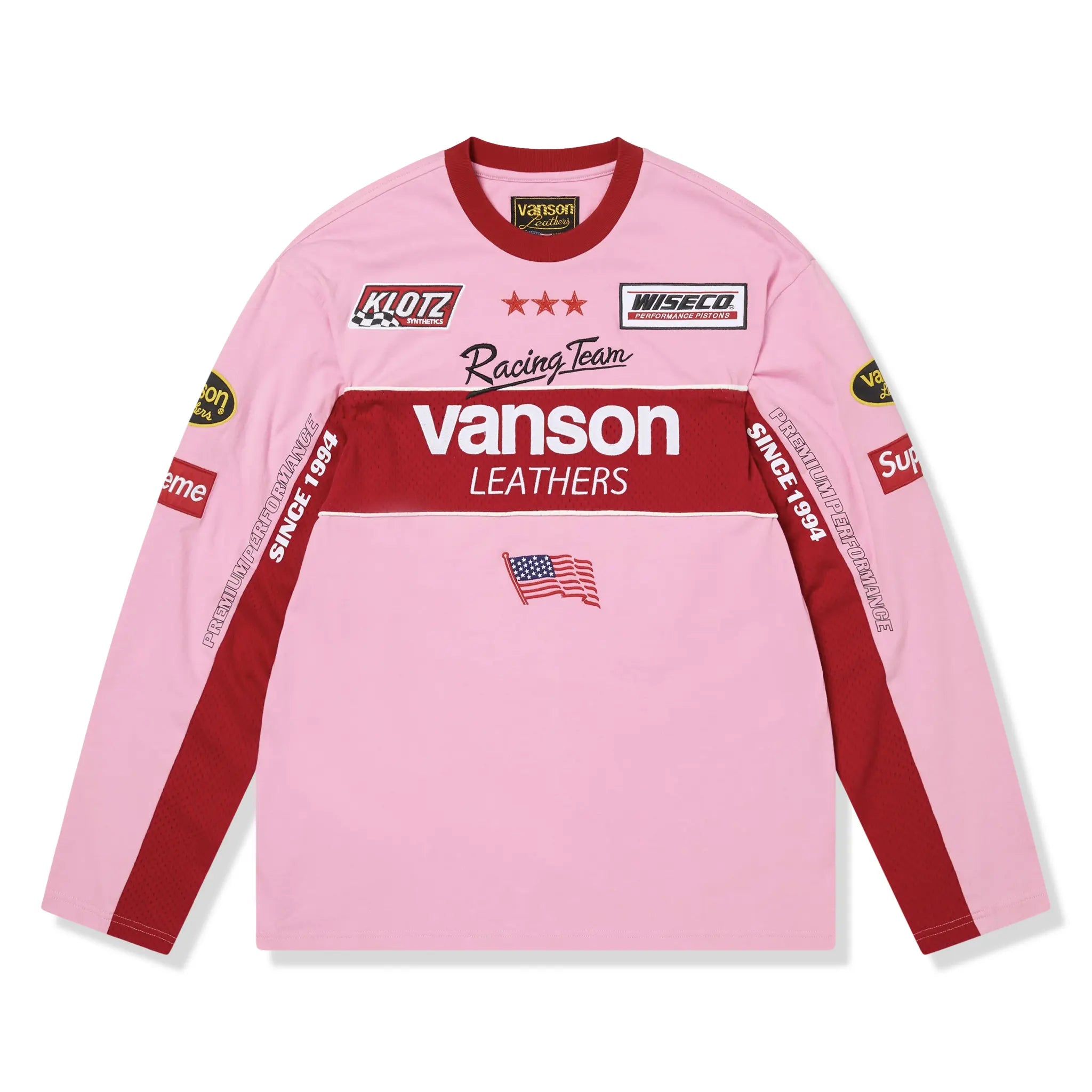 Supreme x Vanson L/S Pink Top (SS26)