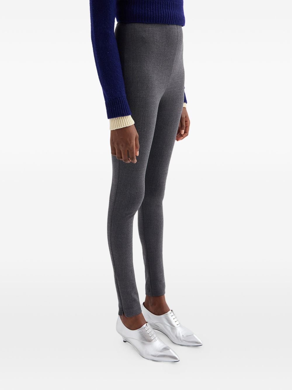 Jil Sander Wool slim trousers - view 2