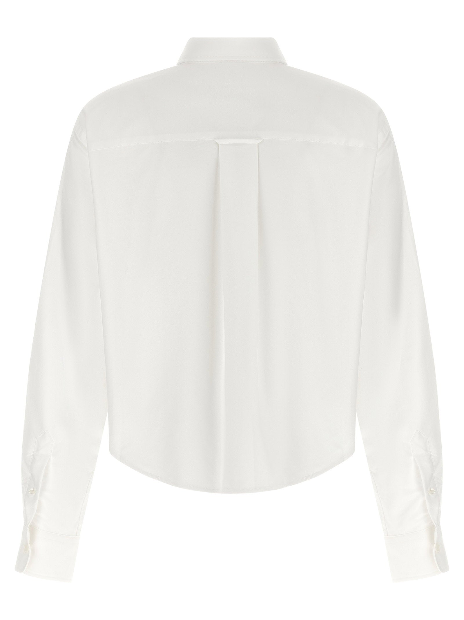 Ami Paris Ami De Coeur Cropped Shirt – 100% cotton - view 2