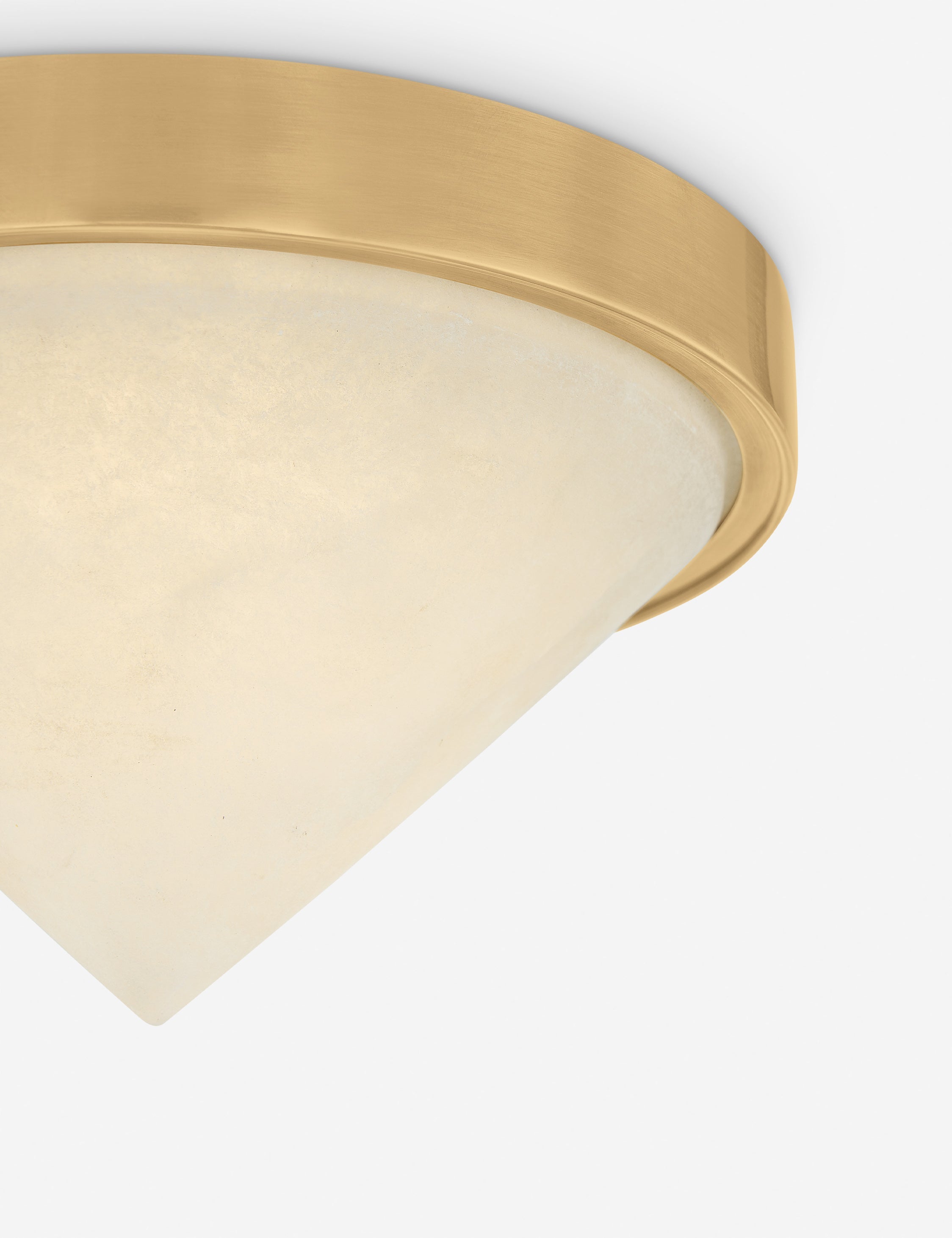 Lulu and Georgia Priti Flush Mount Light – Antique Brass - view 2