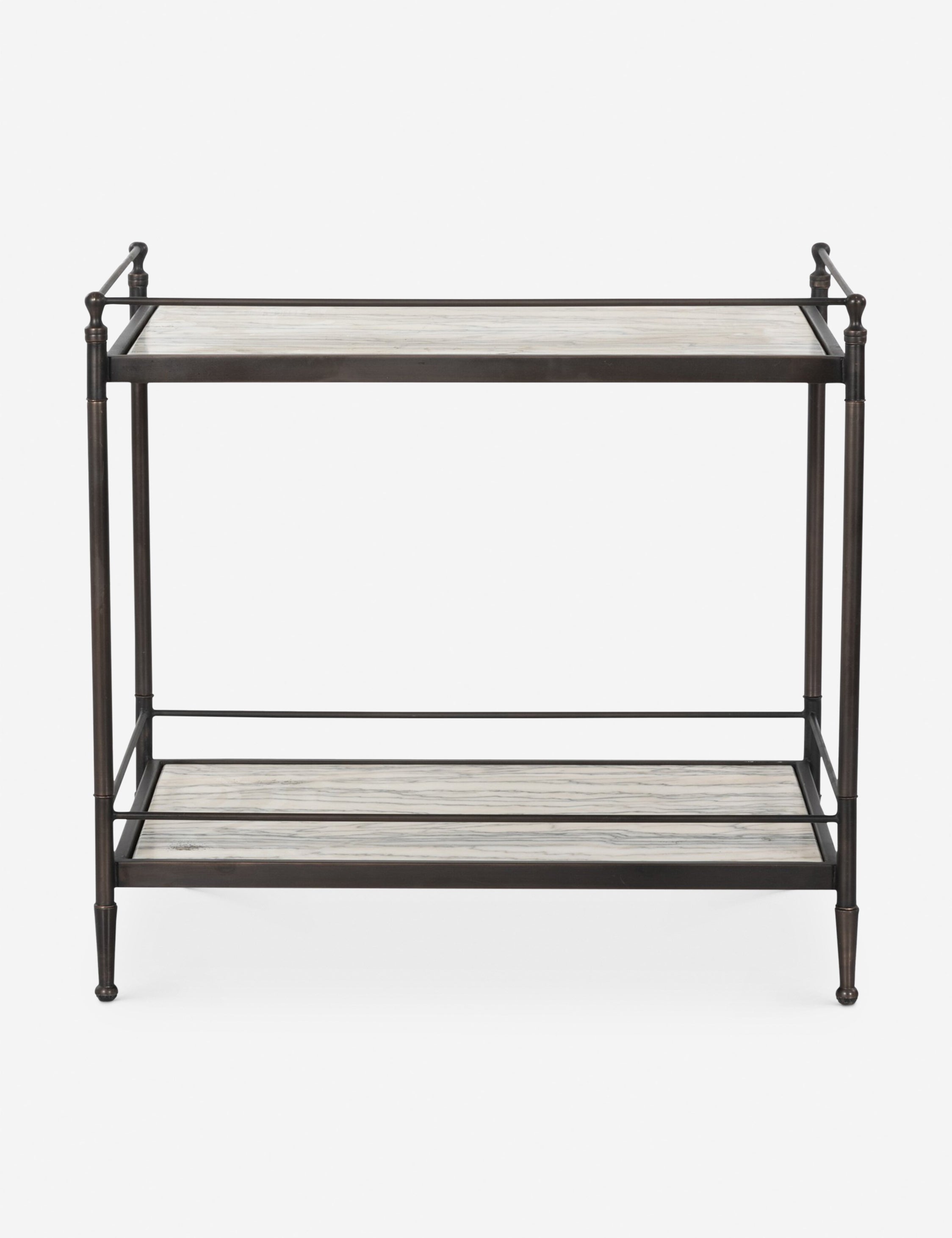 Lulu and Georgia Benatti Nightstand – White Marble - view 5