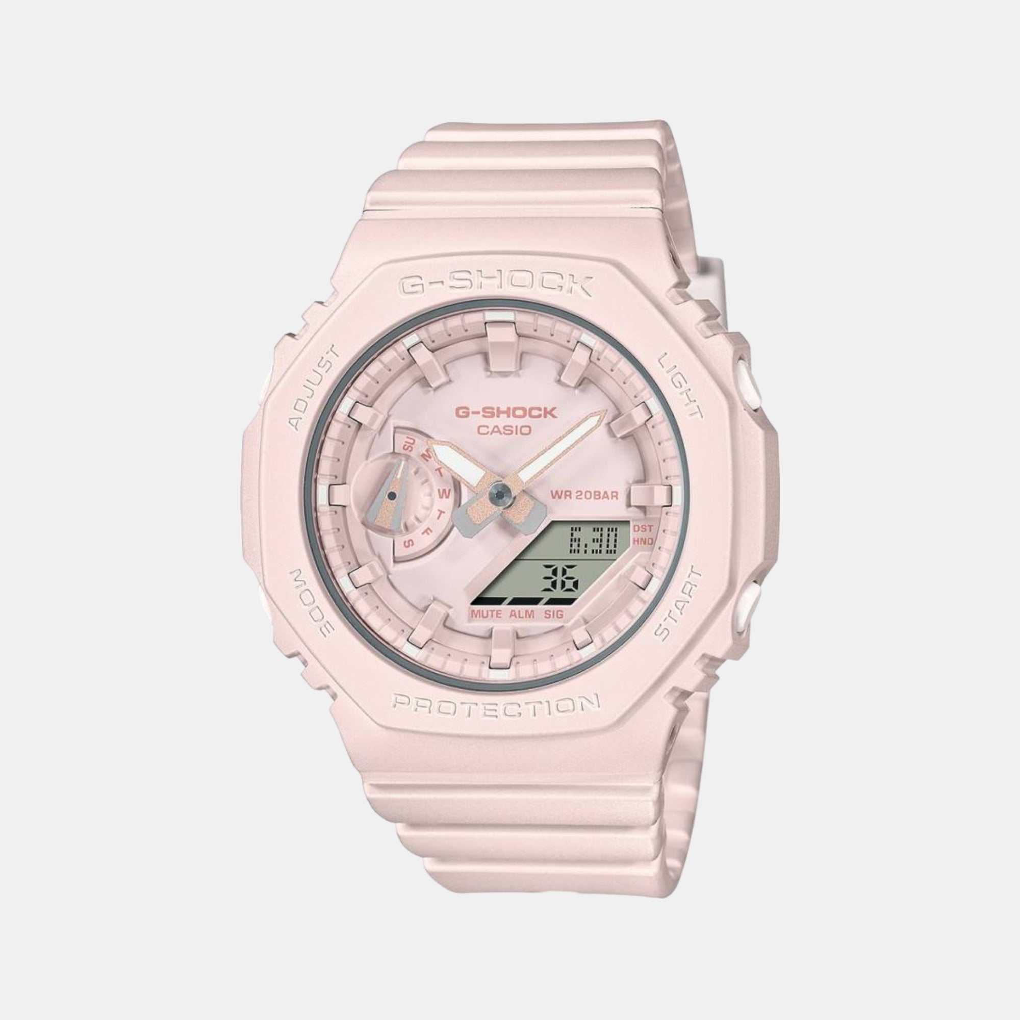 Casio G-Shock Women Women Quartz Pink Dial Analog-Digital Resin Watch G1332