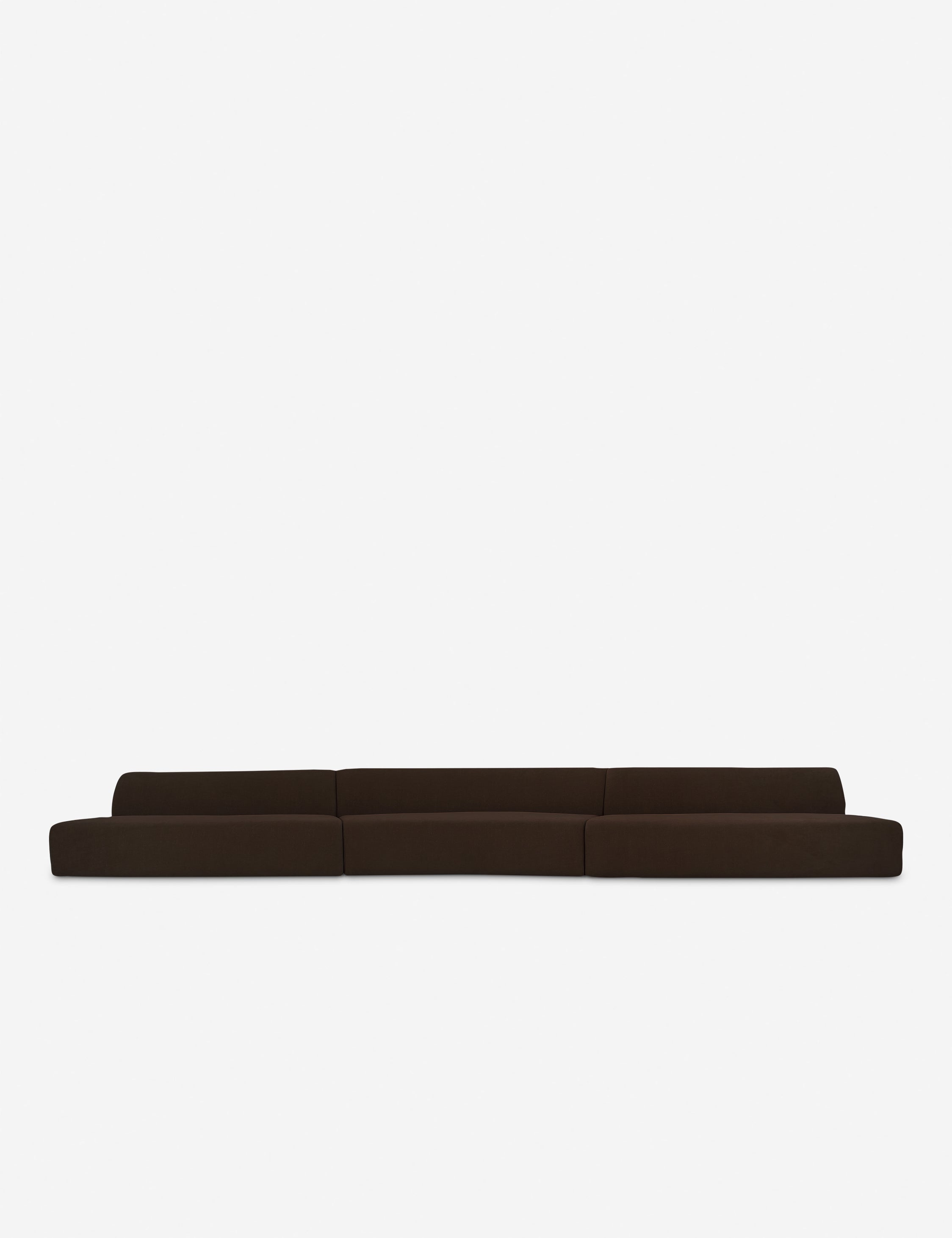 Lulu and Georgia Accardi Modular Wave Sectional Sofa