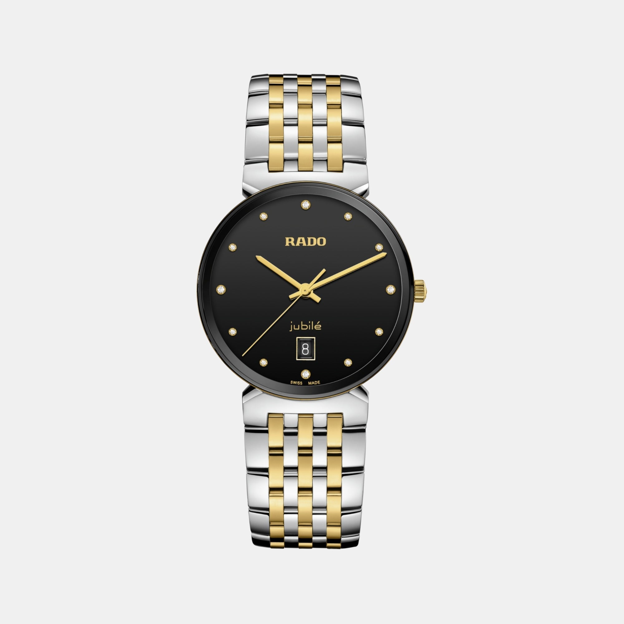 Rado Florence Men Quartz Black Dial Analog Stainless Steel Watch R48912743