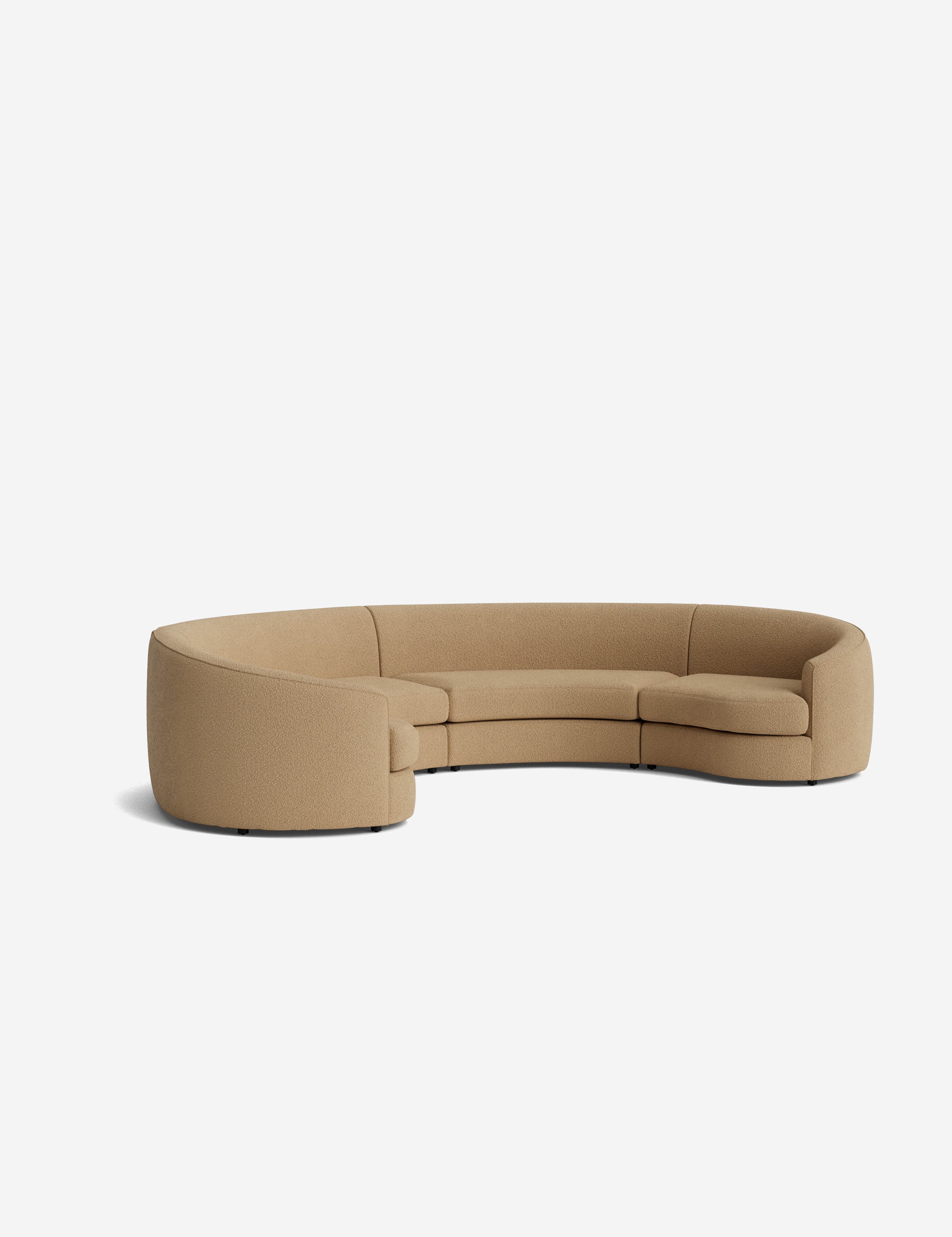 Lulu and Georgia Imada Modular Curved Sectional Sofa - view 87