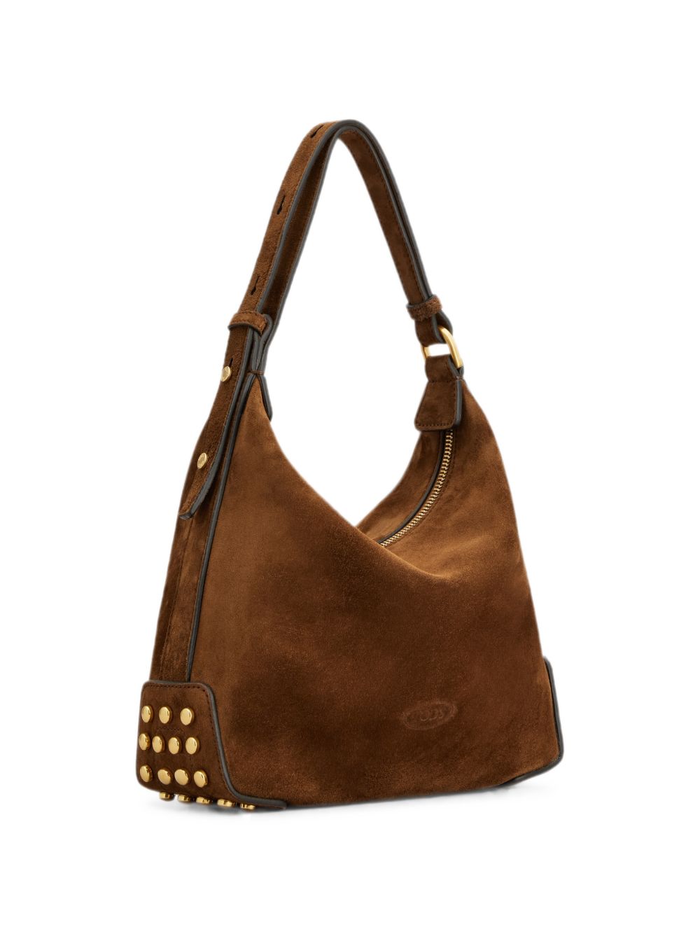 Tod's Gommino Leather Shoulder Bag – Outer: Calf Suede 100% - view 2