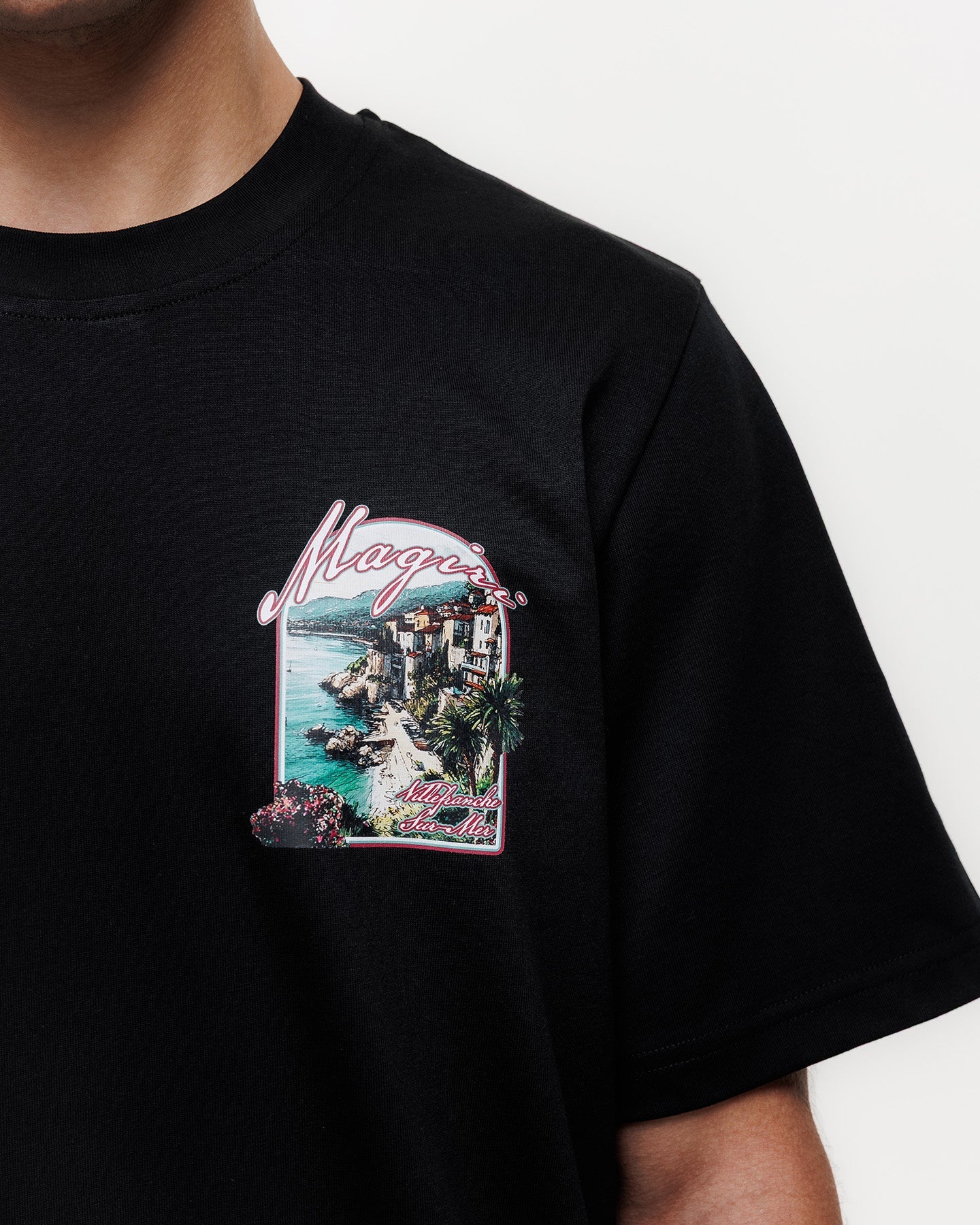MAGIRI Sur Mur Printed Black T-Shirt - view 7