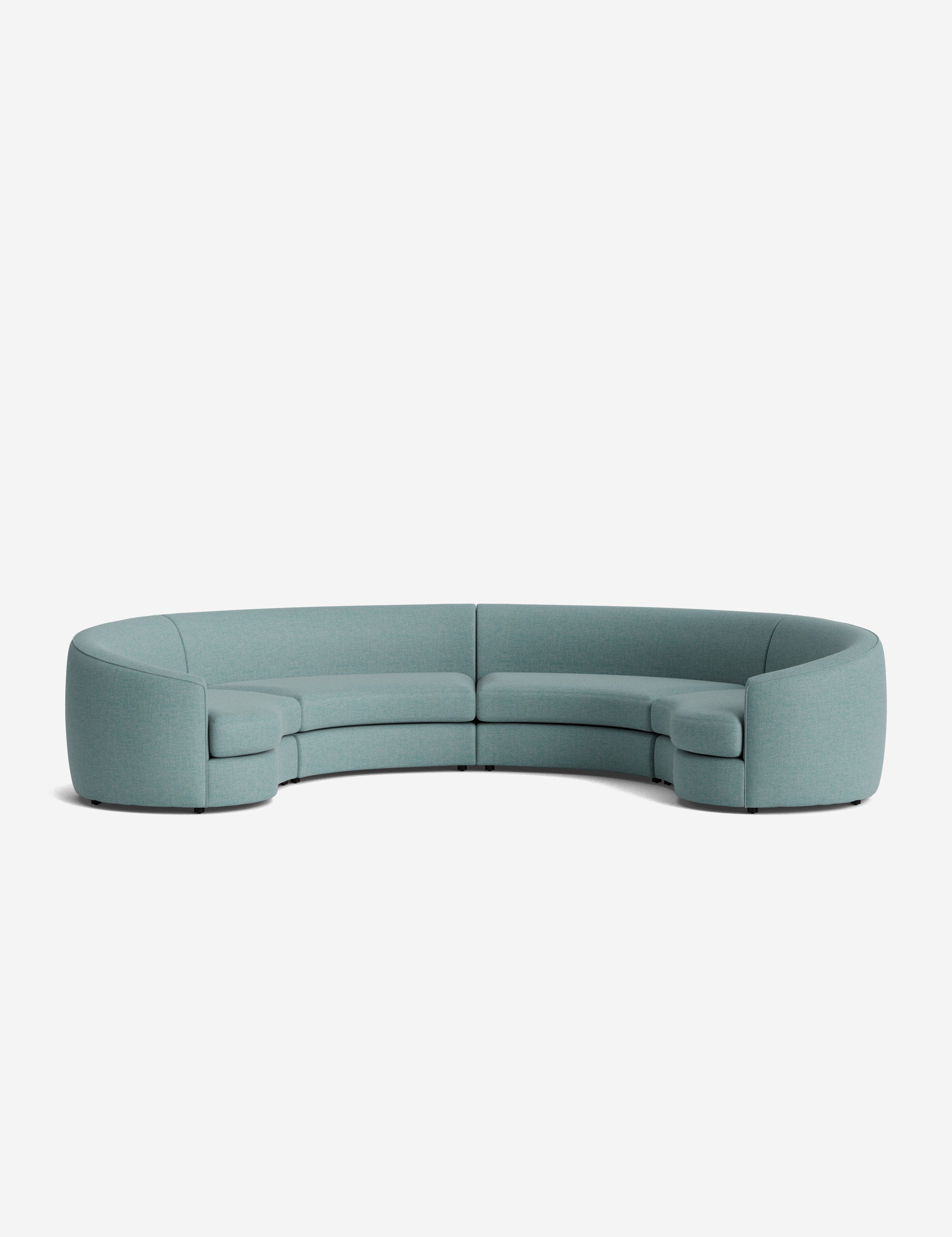 Lulu and Georgia Imada Modular Curved Sectional Sofa - view 32