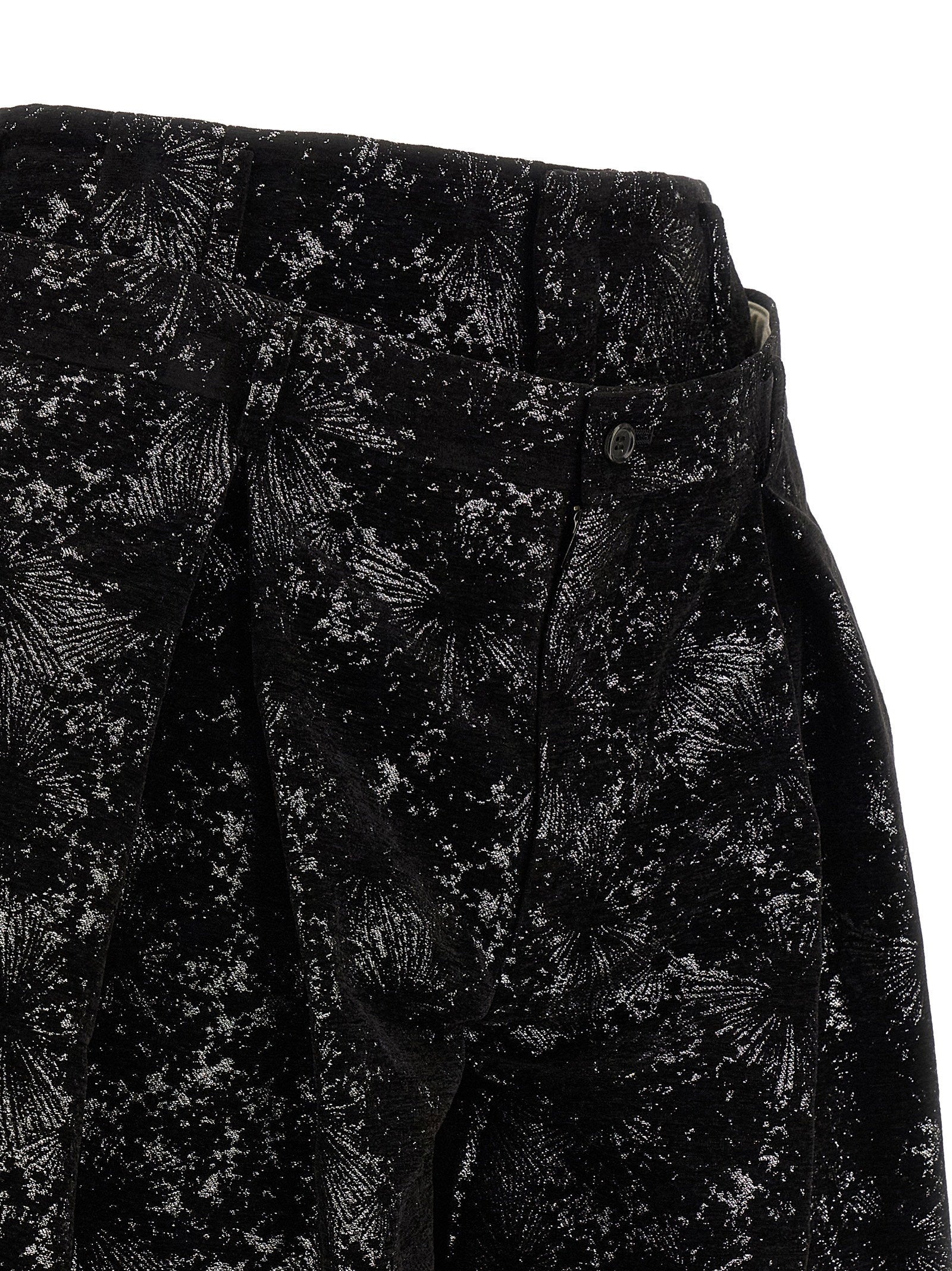 Comme Des Garçons Homme Plus Double Waist Bermuda Shorts - view 5