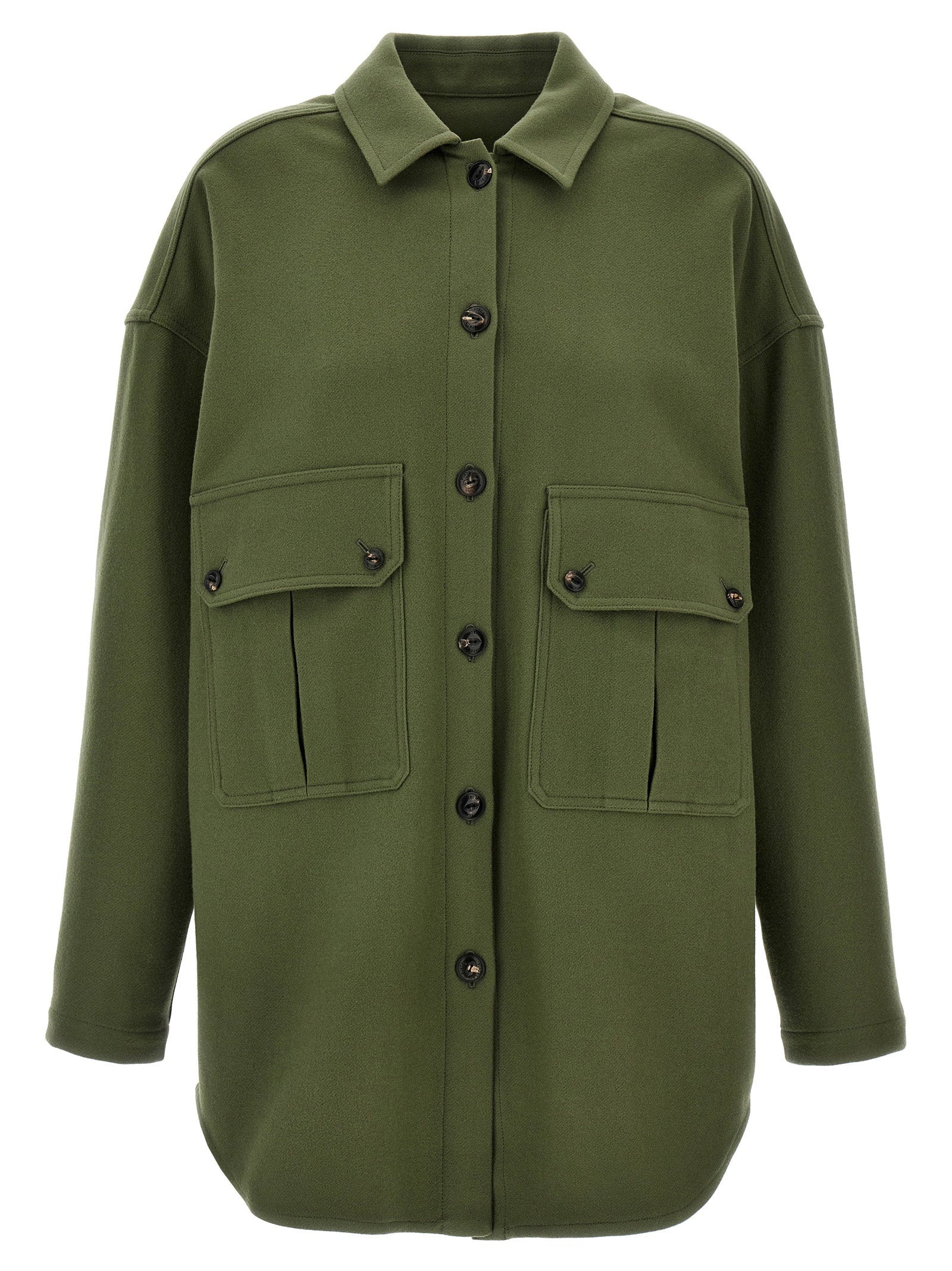 Fortela Monika Overshirt – 100% virgin wool