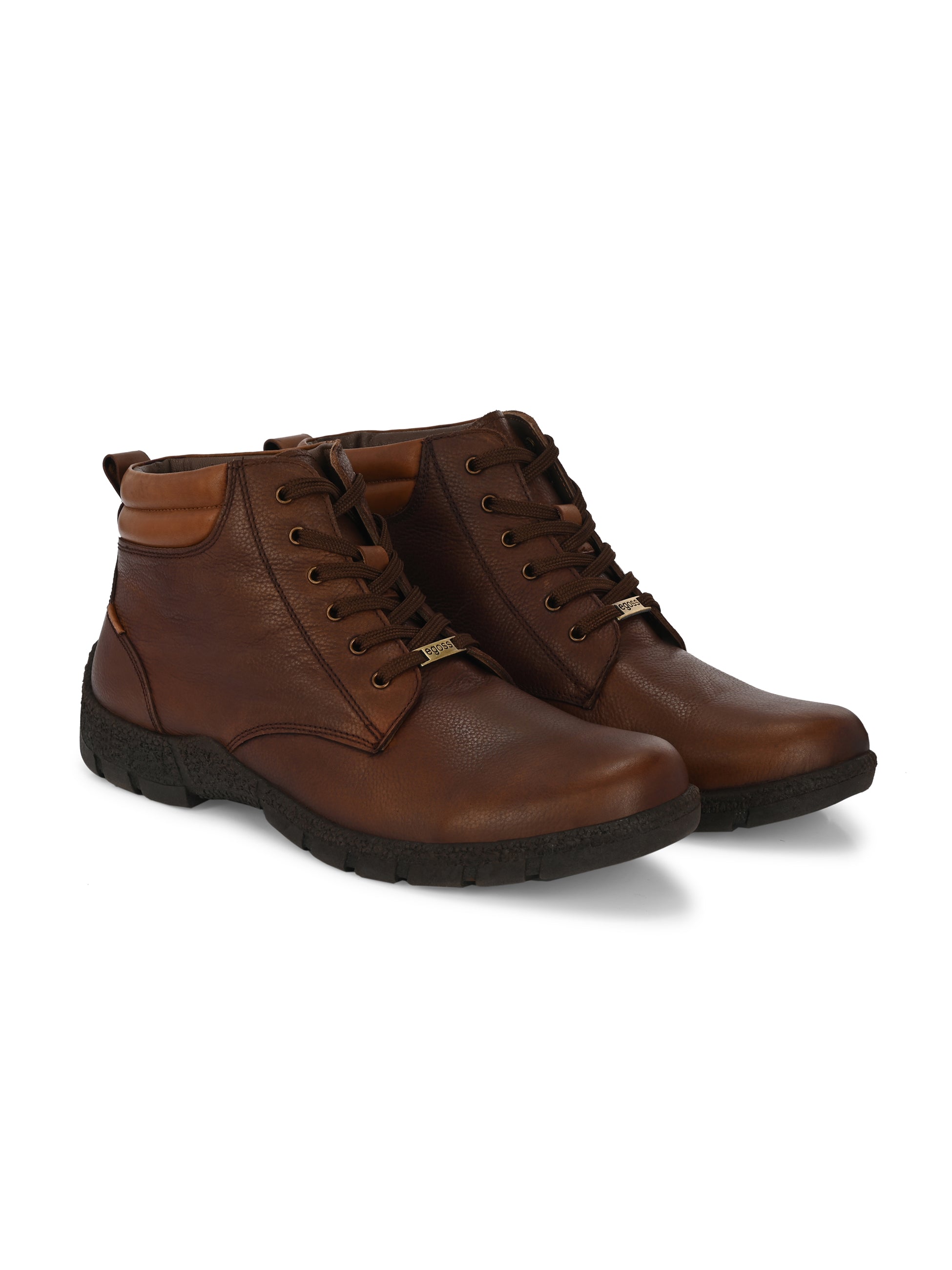 Mudtrail Lace-Up High Ankle Boots by Aspeerio - view 11