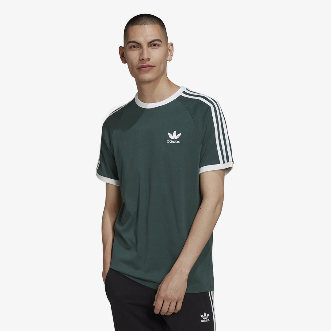 Adidas Originals | ADICOLOR CLASSICS 3-STRIPES TEE { MINERAL GREEN - view 4