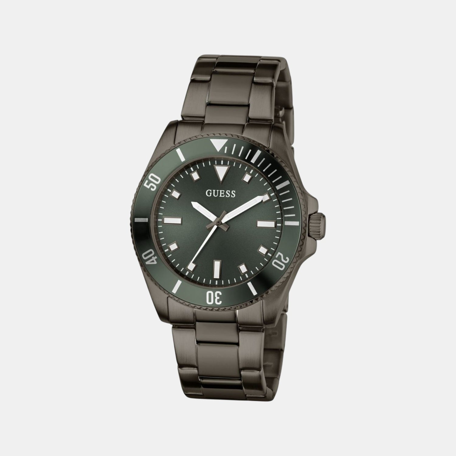 Guess Cliff Men Quartz Green Dial Analog Stainless Steel Watch GW0968G3 - view 3