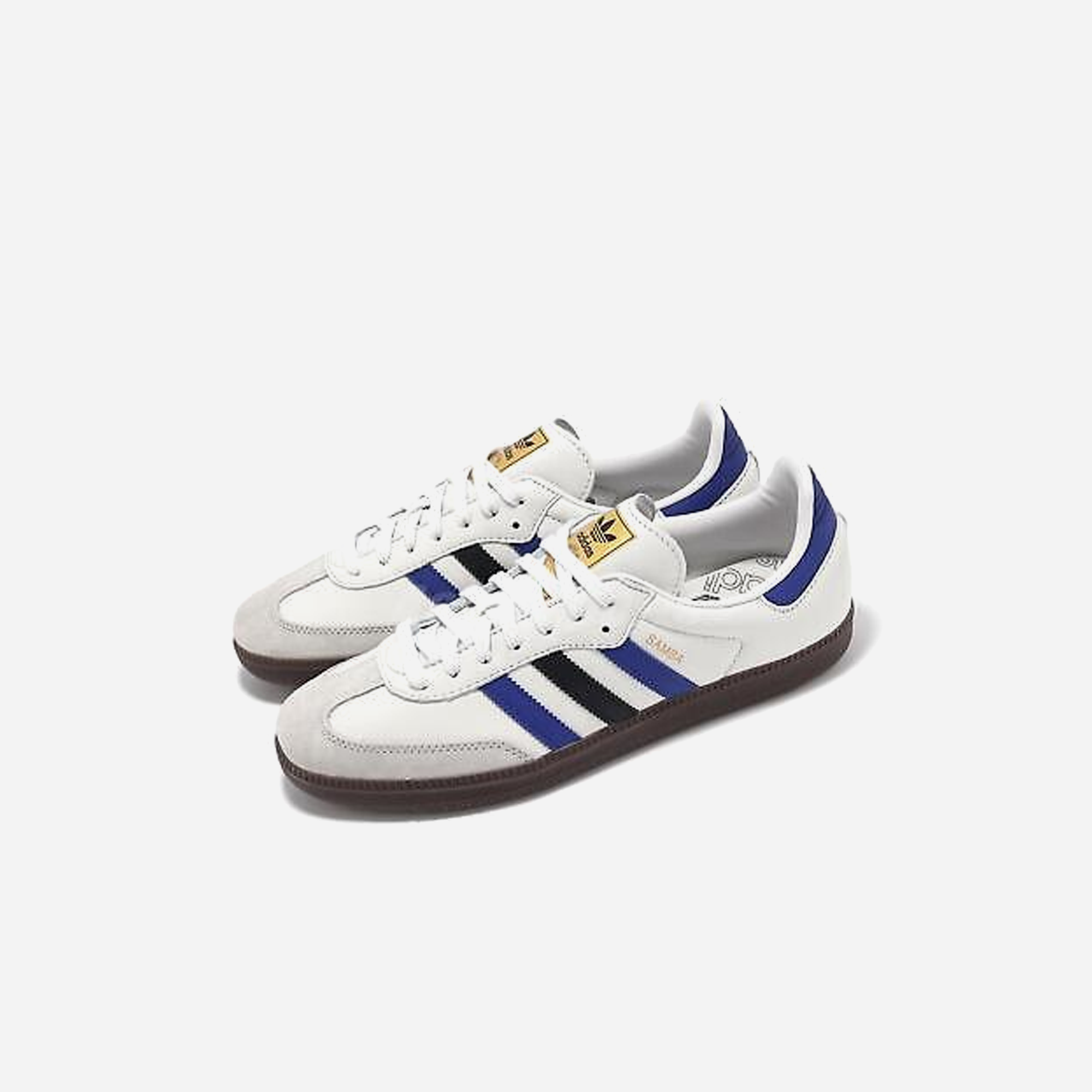 Adidas Samba OG Crystal White Active Blue Black - view 2
