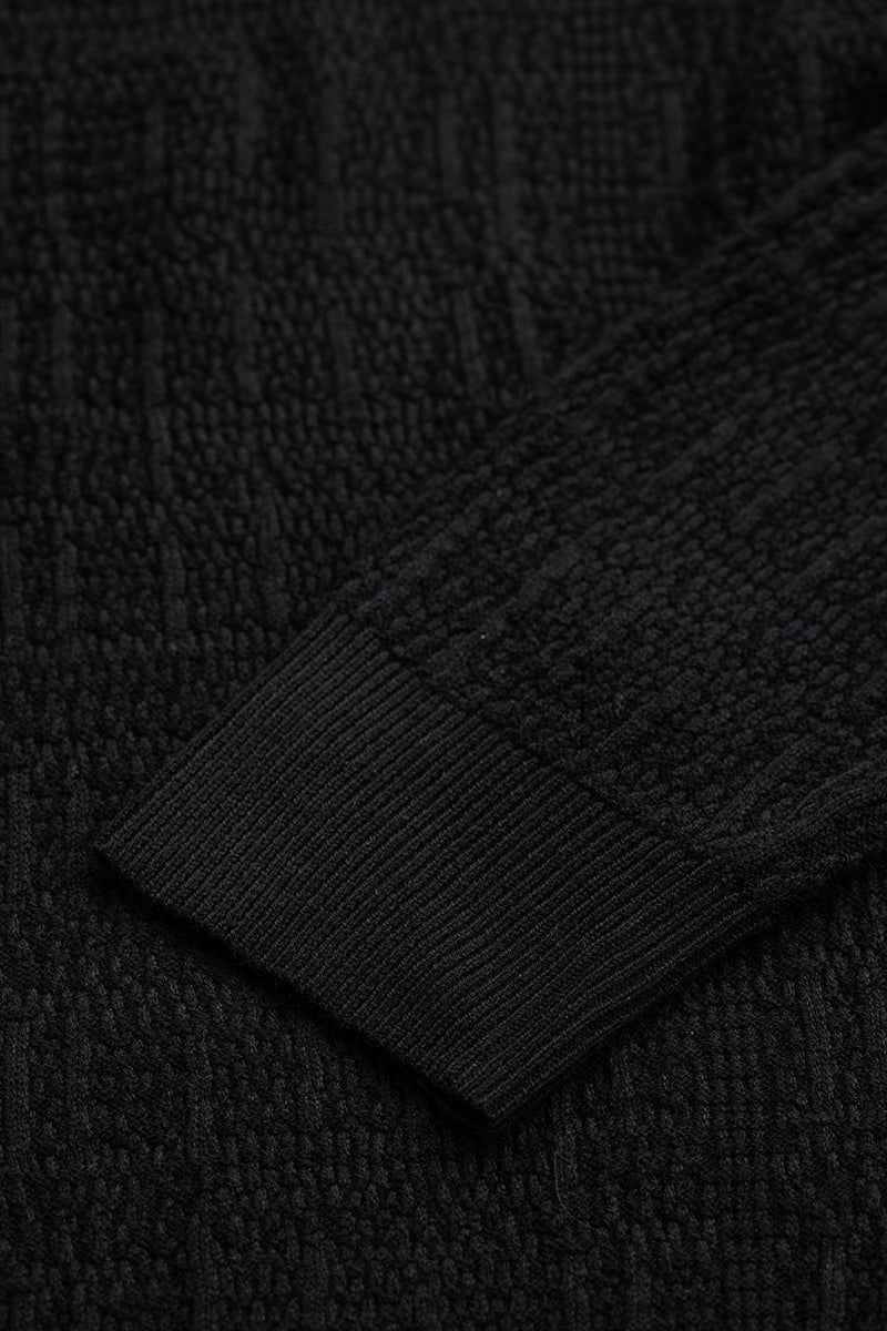 SNITCH Black Knitted Sweater - view 9