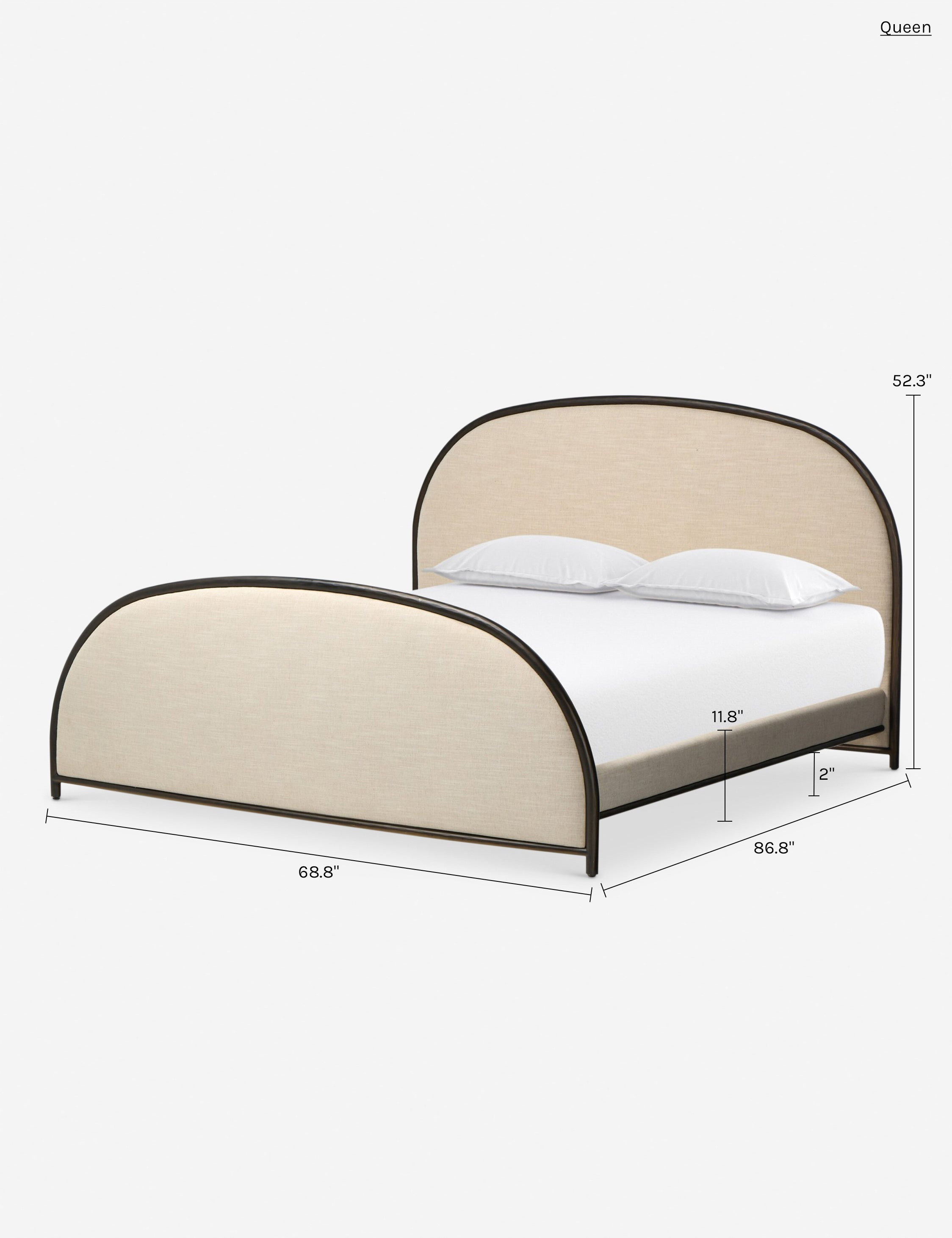 Lulu and Georgia Elif Platform Bed – Parchment - view 10