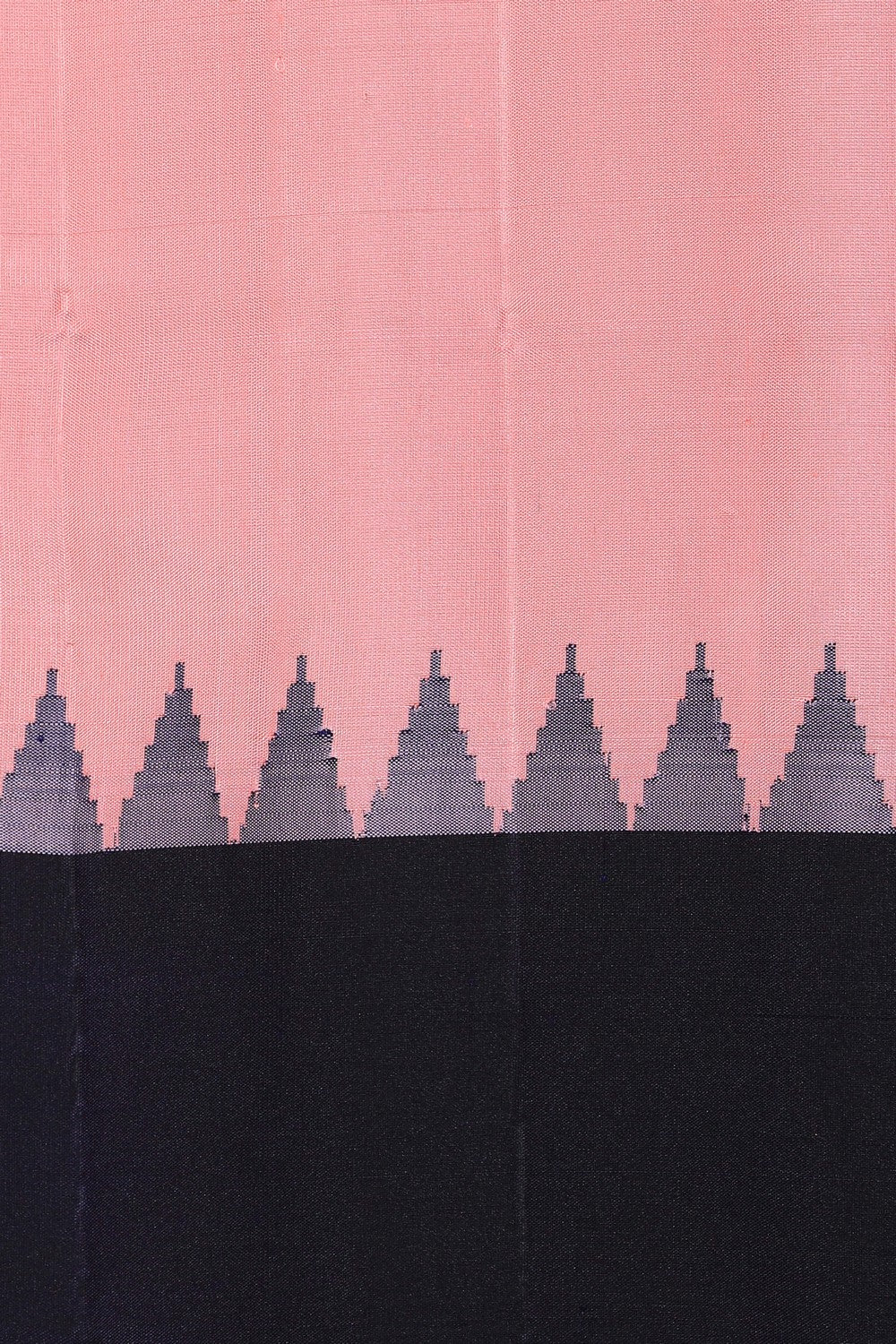 Kalanjali Gadwal Silk Pink Saree – Women's - view 2