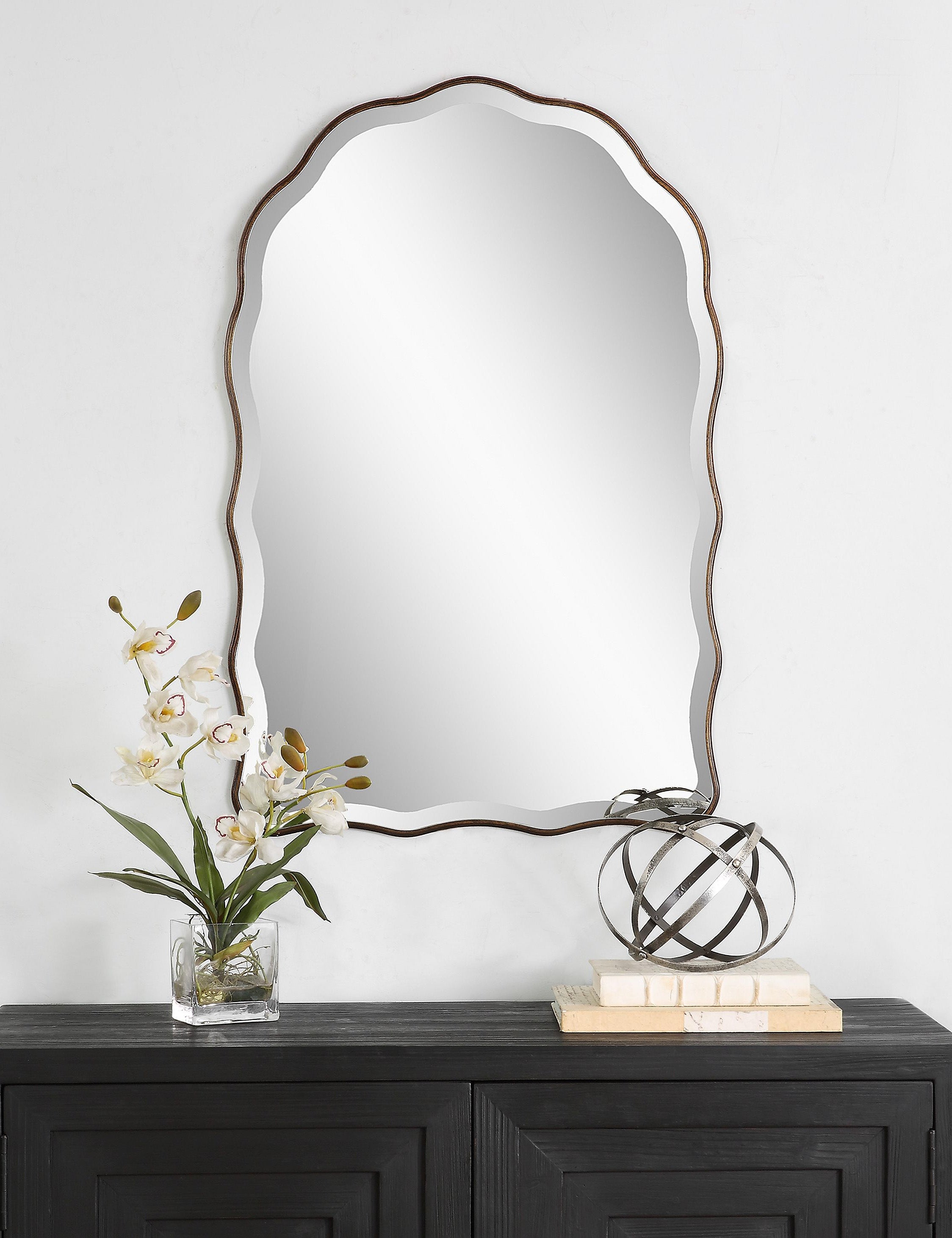 Lulu and Georgia Gannet Mirror – Brass - view 3