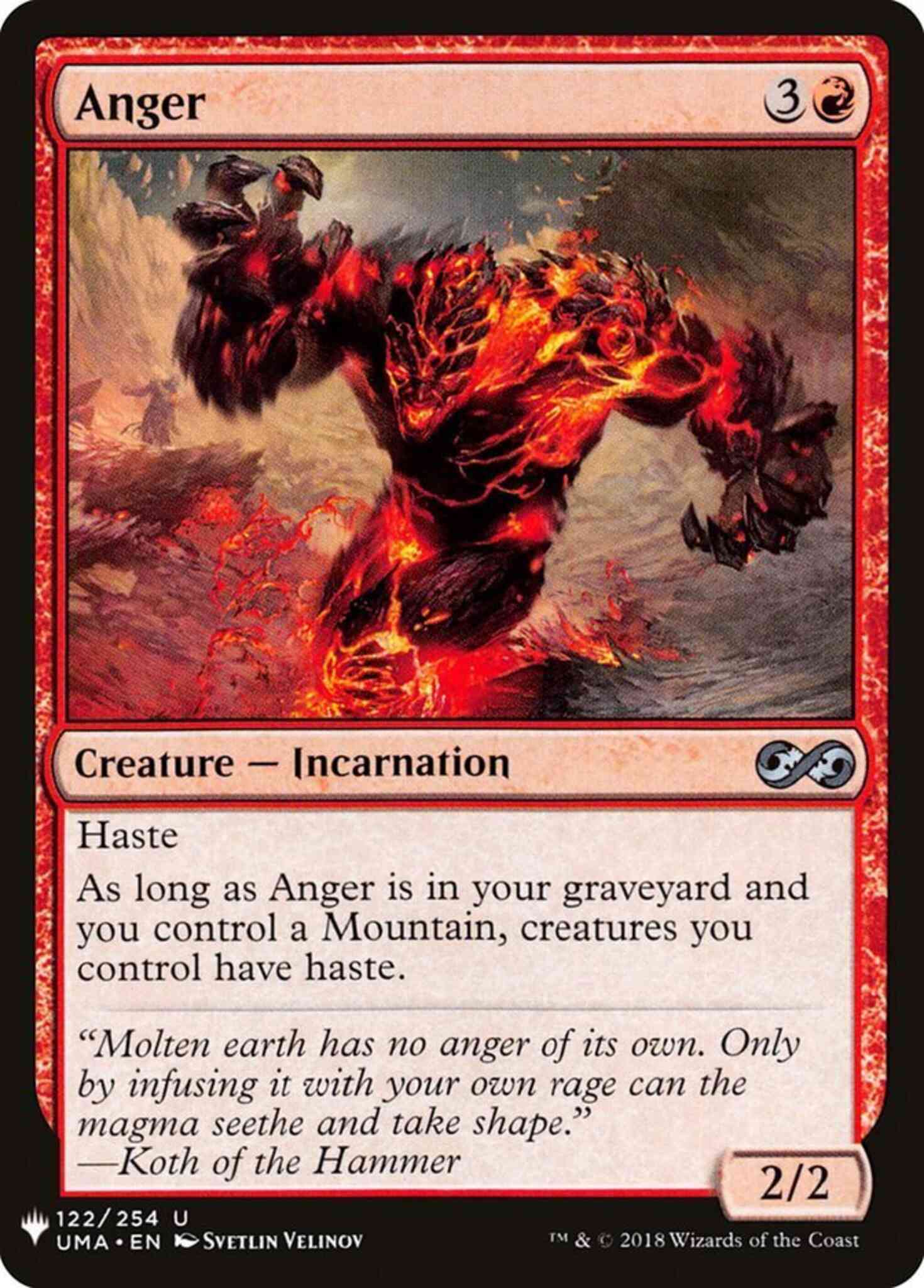 Uma-122 the list – Magic Anger [UMA-122] [The List] [Non-Foil]