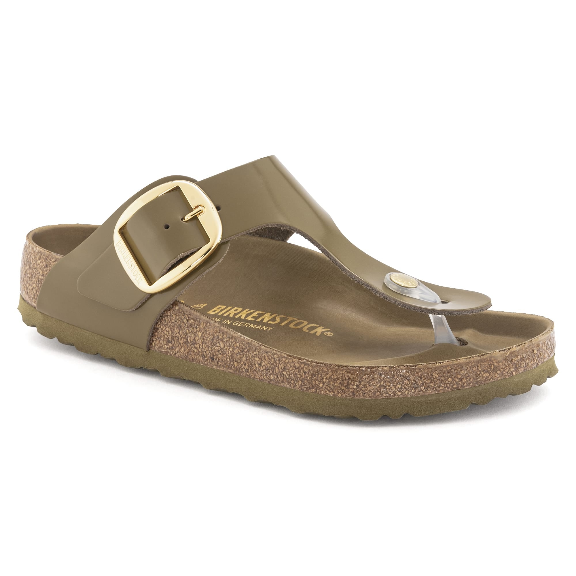 Birkenstock Gizeh Big Buckle Natural Leather Patent - view 8