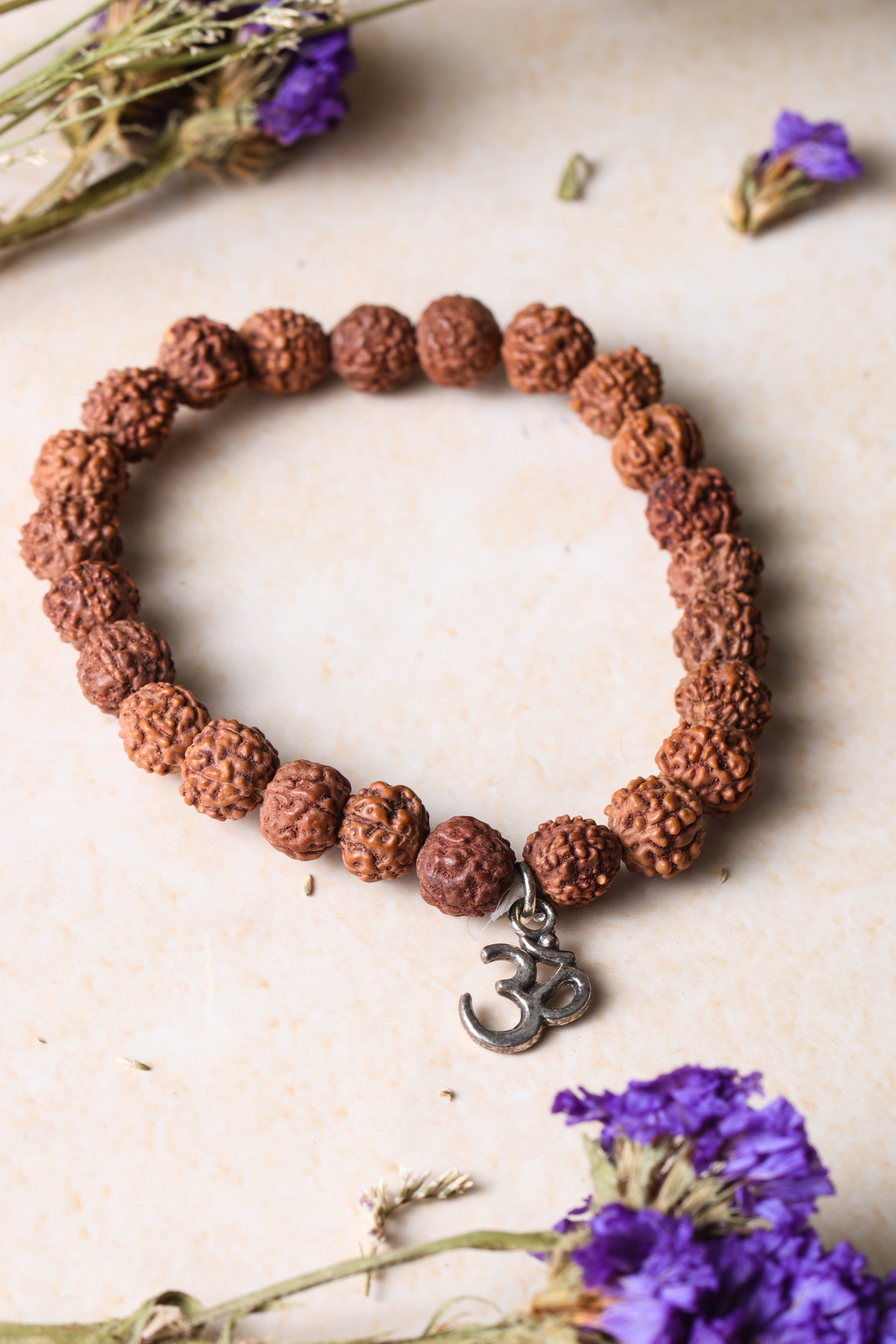 Studio Vaidik Rudraksha Bracelet with OM charm - view 3