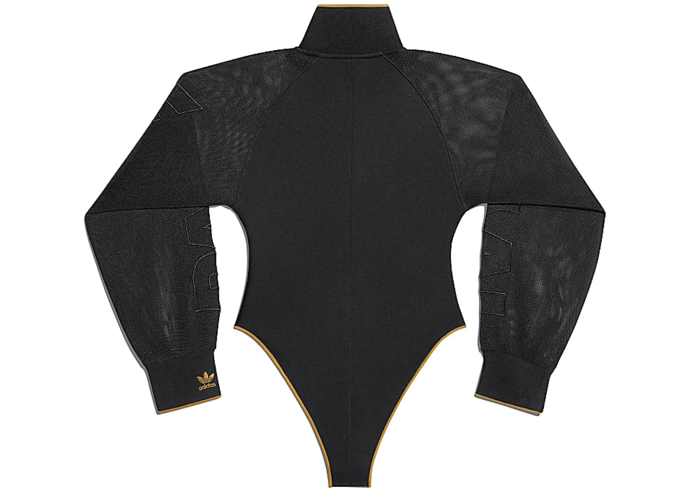adidas Ivy Park Mesh Sleeve Bodysuit Black/Mesa - view 2