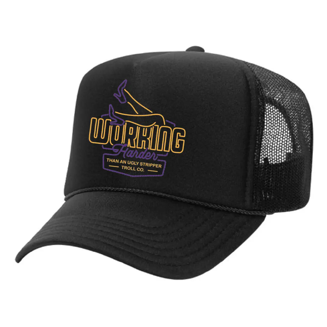 Radial WHUS Foam Trucker Hat – Black