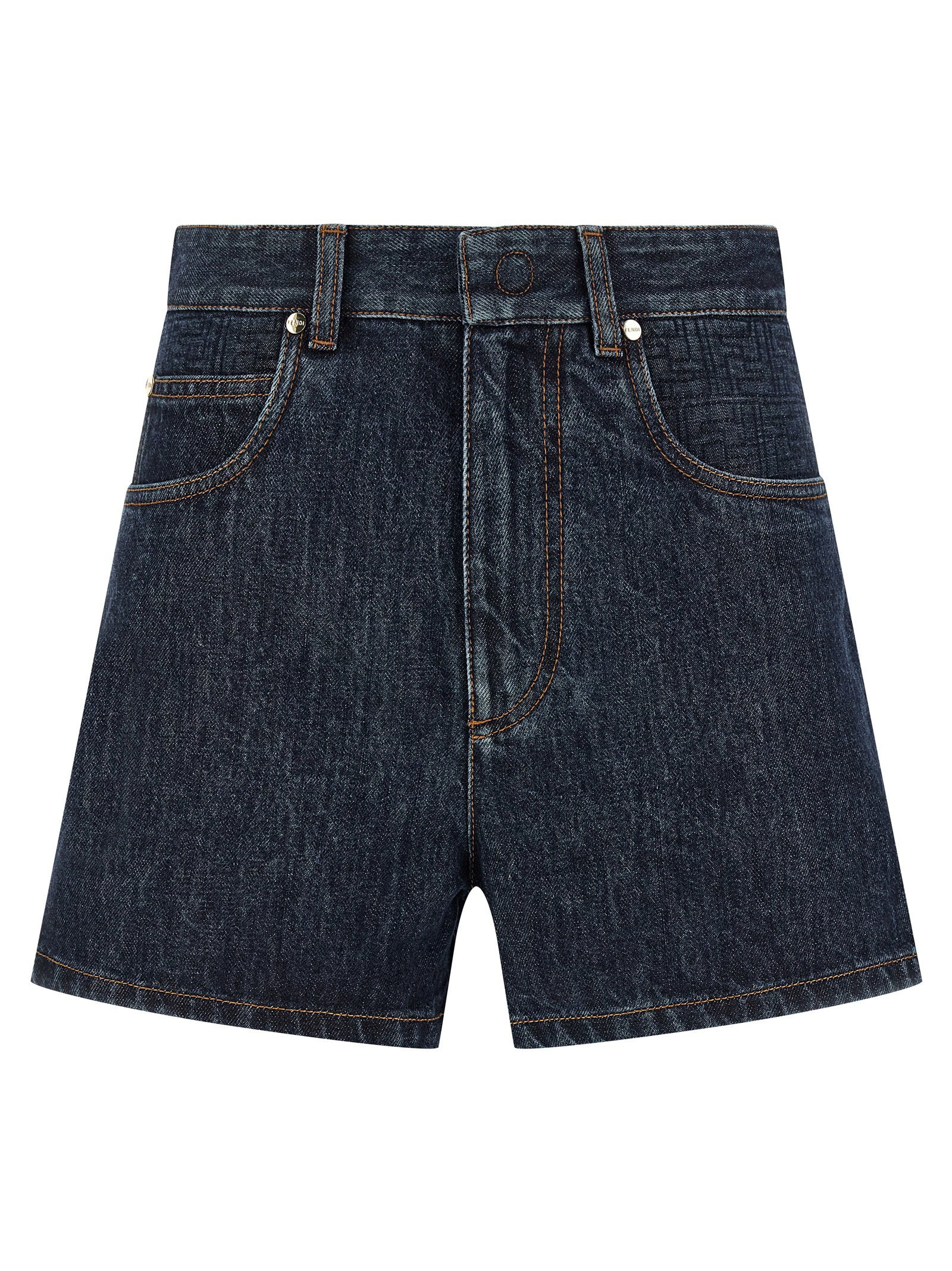 Fendi Ff Padded Shorts – 97% cotton, 3% elastane