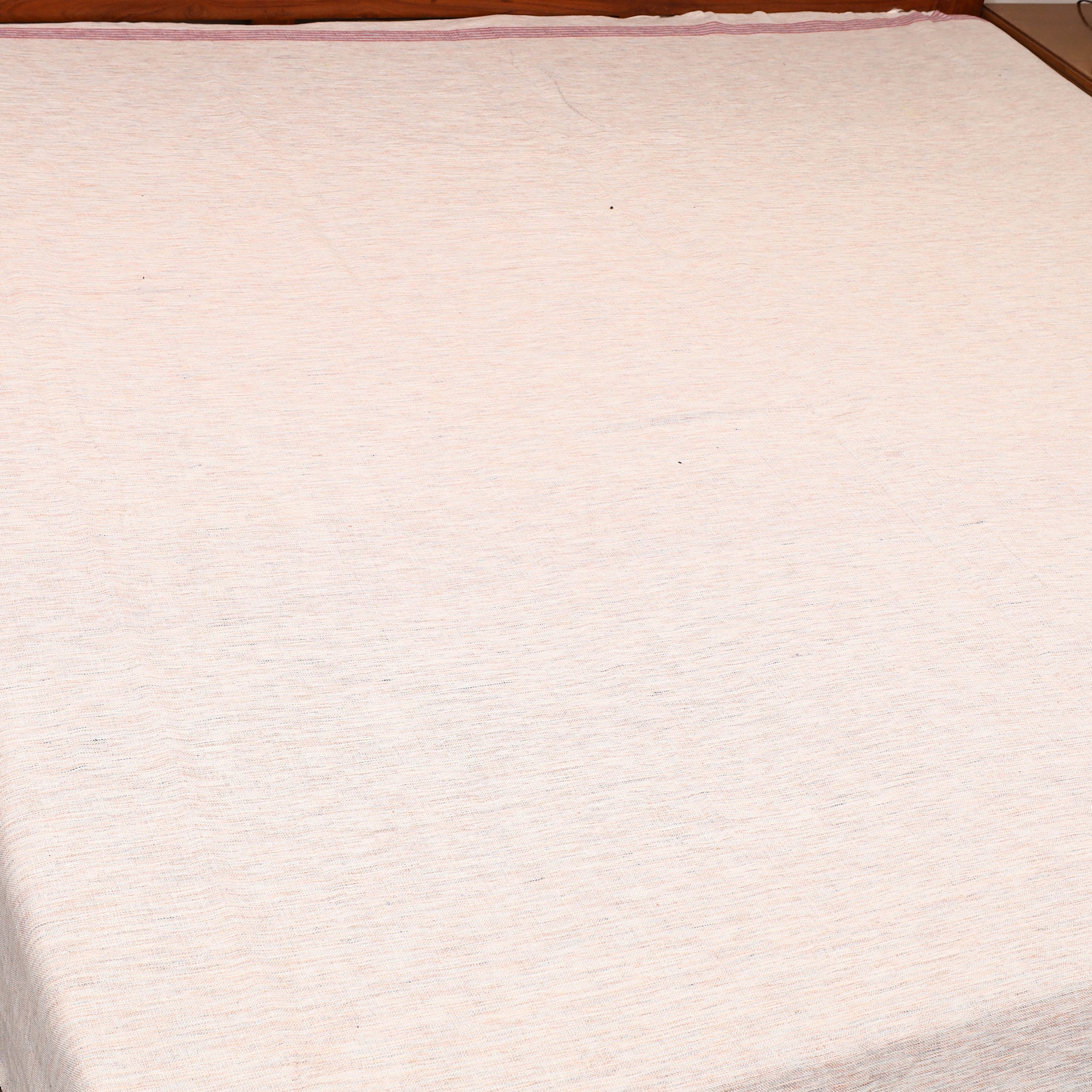 GWALIOR HANDLOOMS Beige - Plain Cotton Double Handloom Bed Cover (98 x 90 in) 22 - view 2