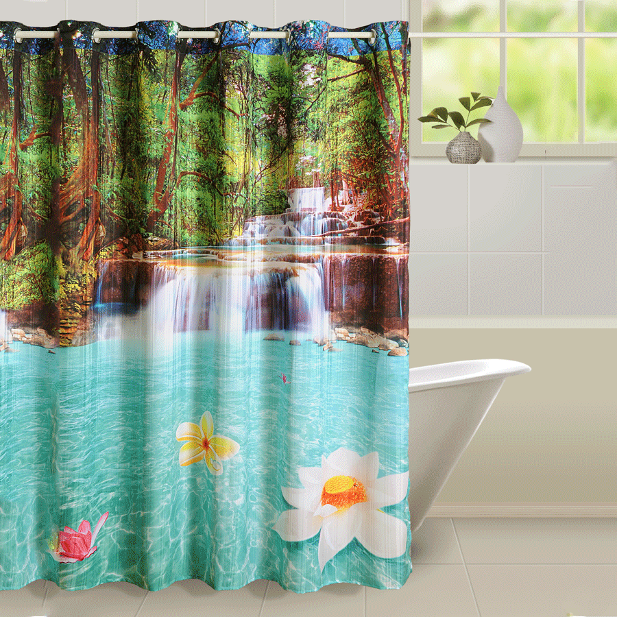 Swayam India Pond Shower Curtains- 5606