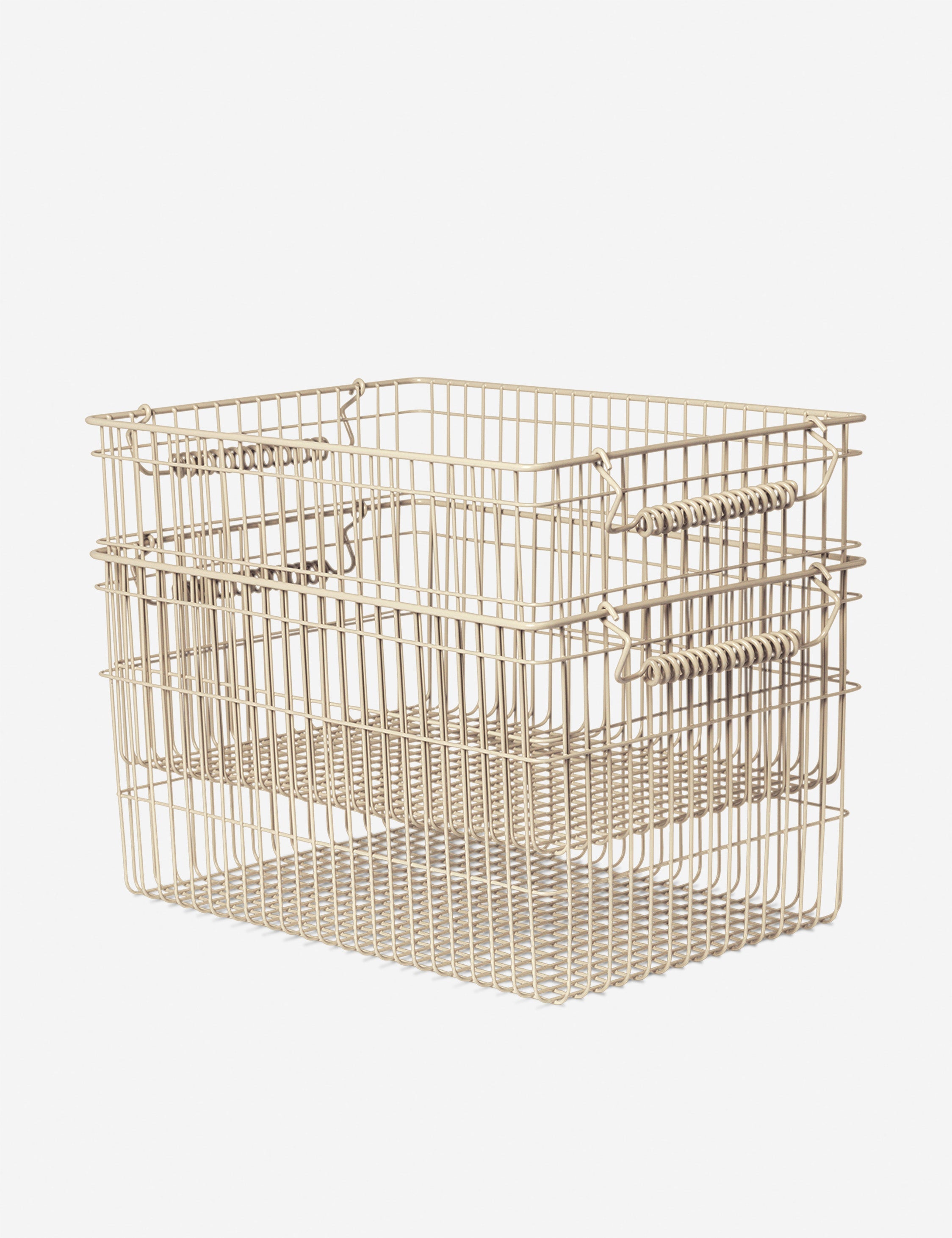 Lulu and Georgia Cala Stackable Baskets (Set of 2) by Ferm Living - view 6