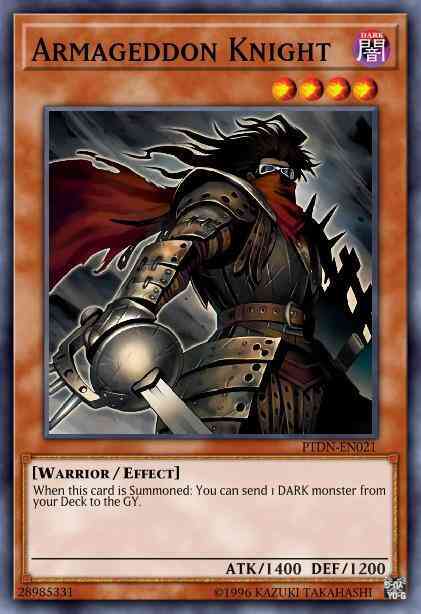 Yu-Gi-Oh! Armageddon Knight - TU01-EN011 - Rare - Unlimited